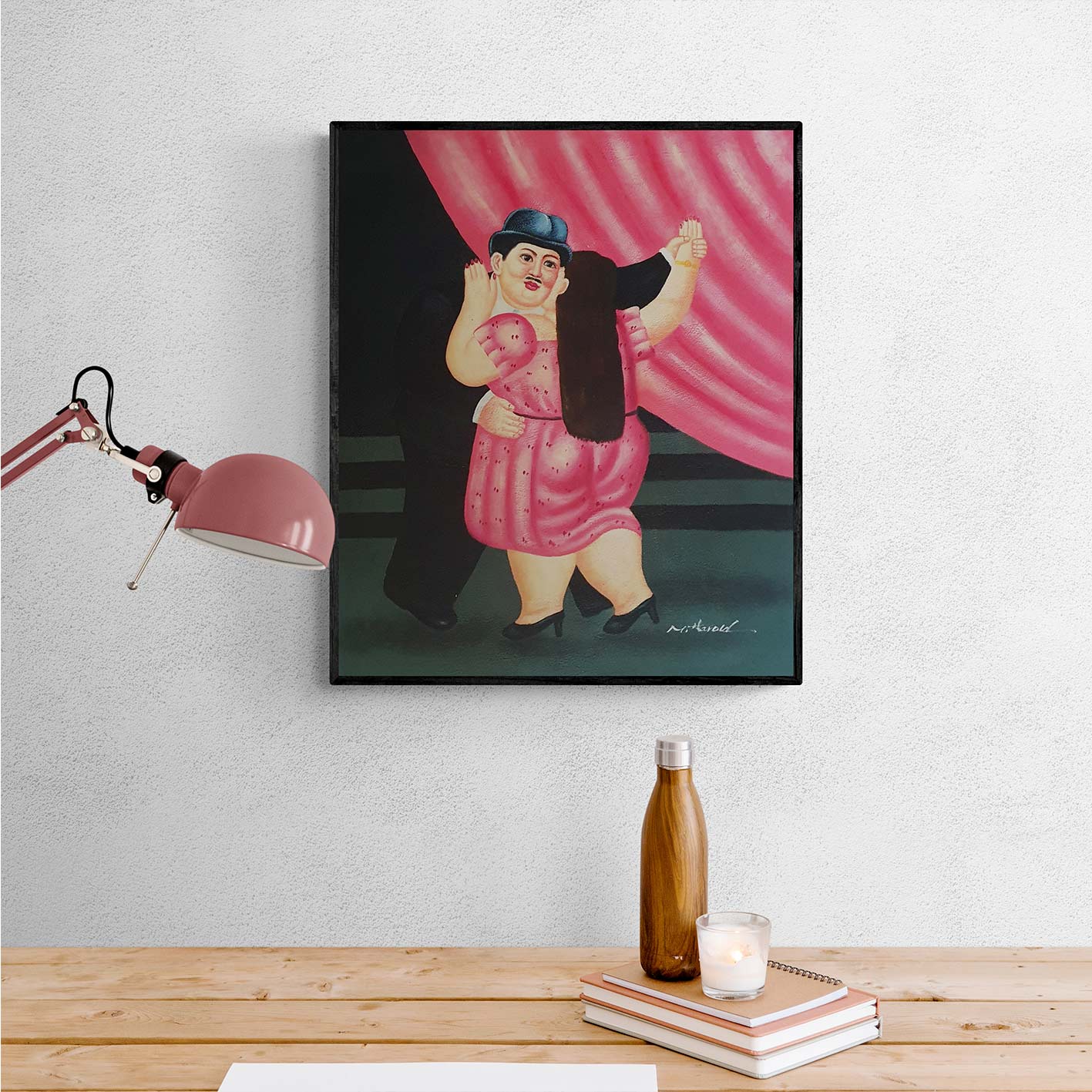 Cuadro Botero Baile III 50x60 cm