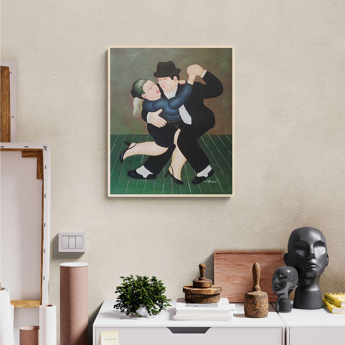 Cuadro Botero Baile V 50x60 cm