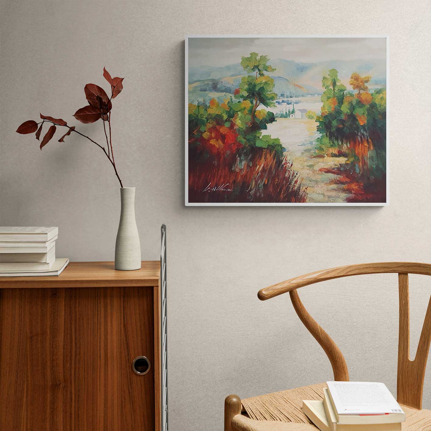 Cuadro Campo Moderno II 60x50 cm