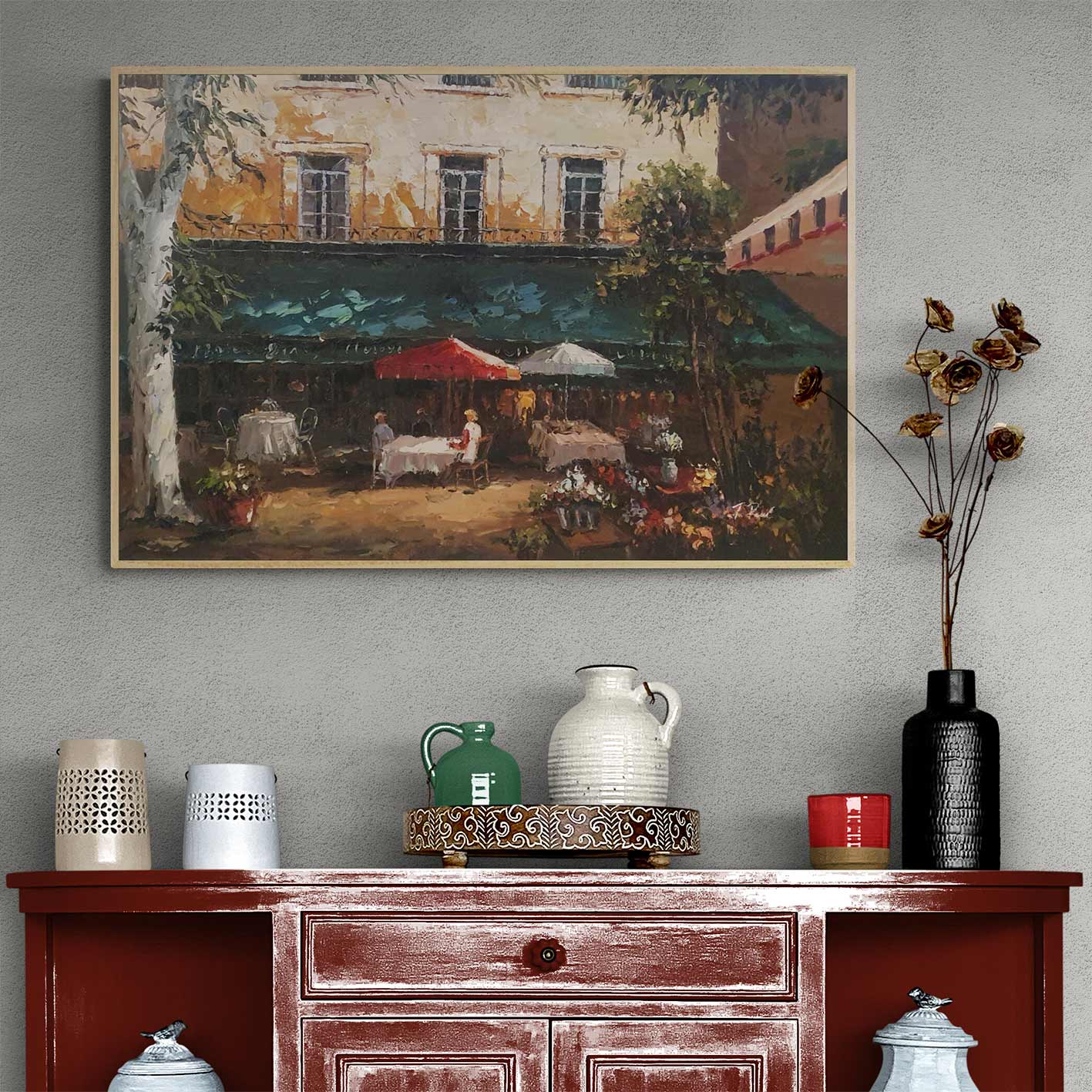 Cuadro Comercios Ocio 90x60 cm