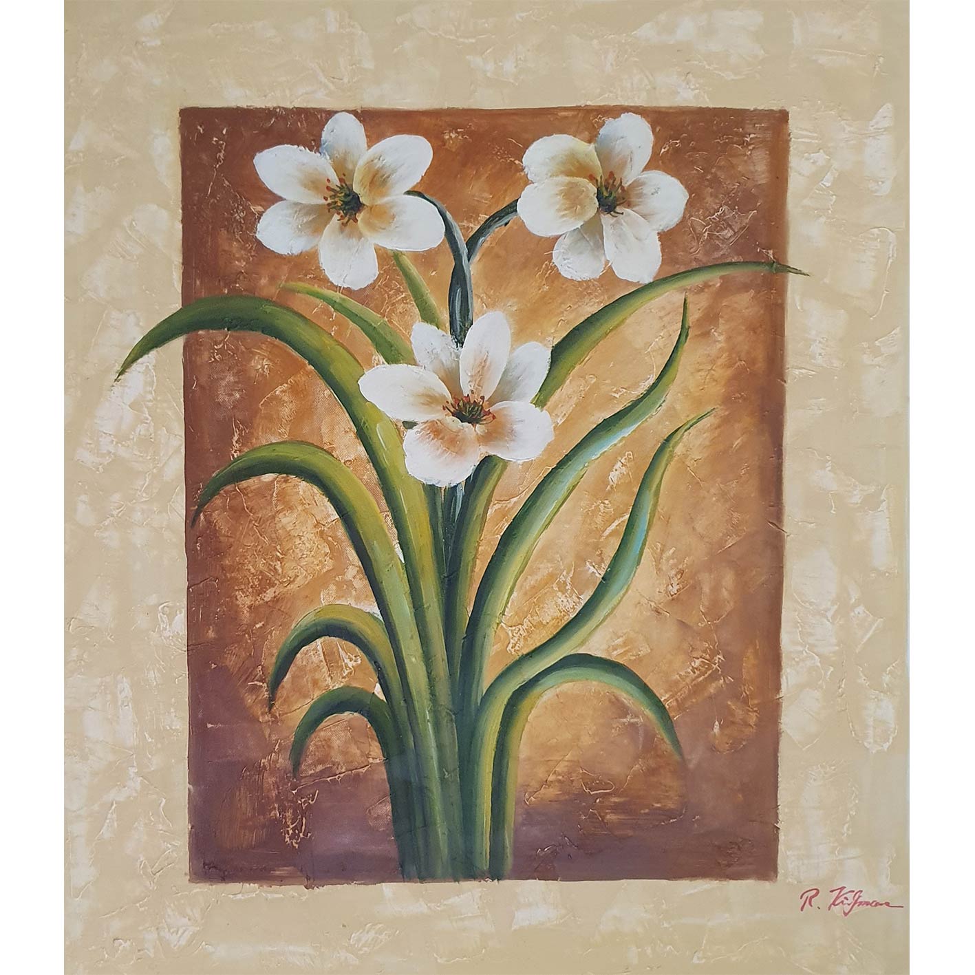 Cuadro Diptico Flor Cala 50x60 cm [2 piezas]