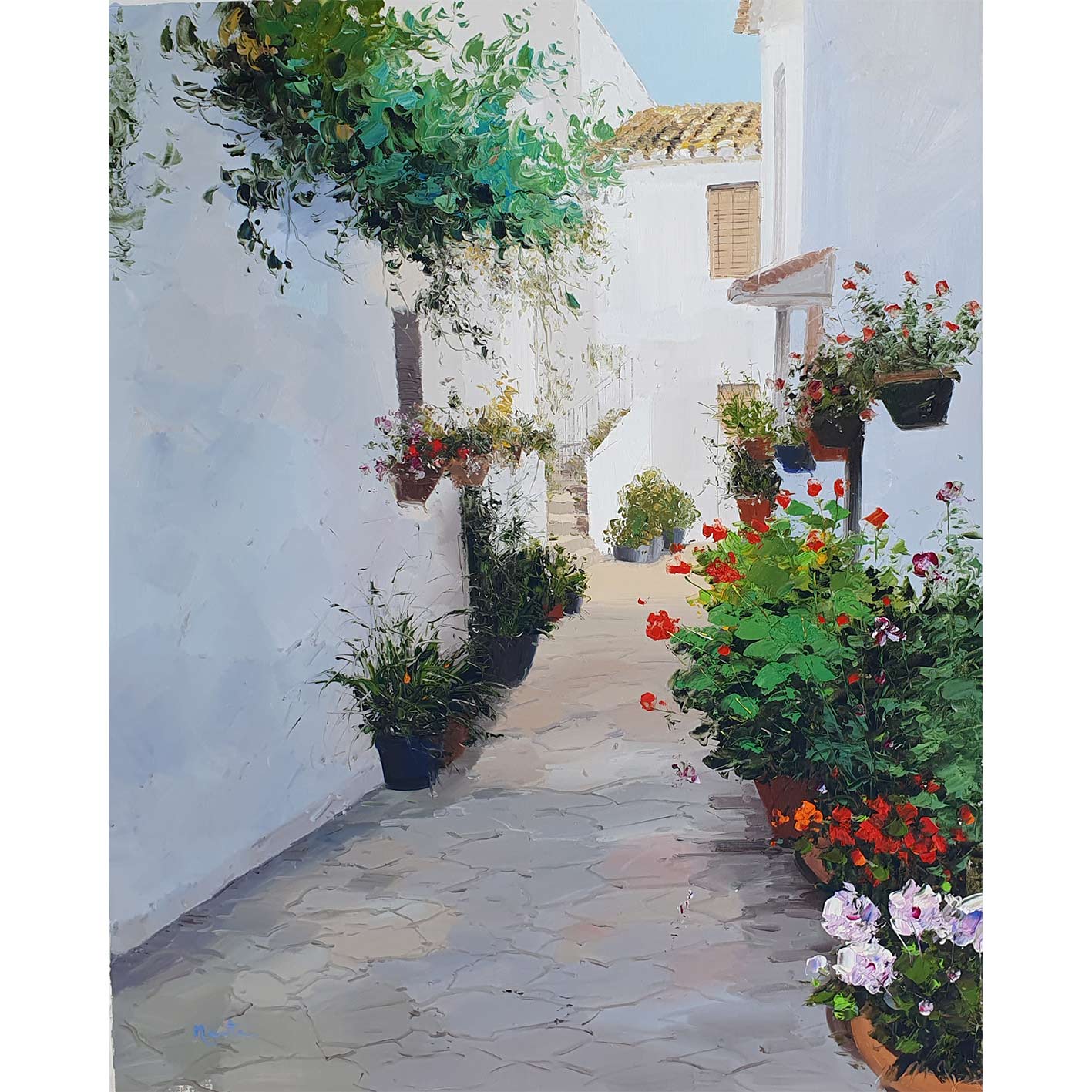 Cuadro Pueblos Andalucia 82x101 cm
