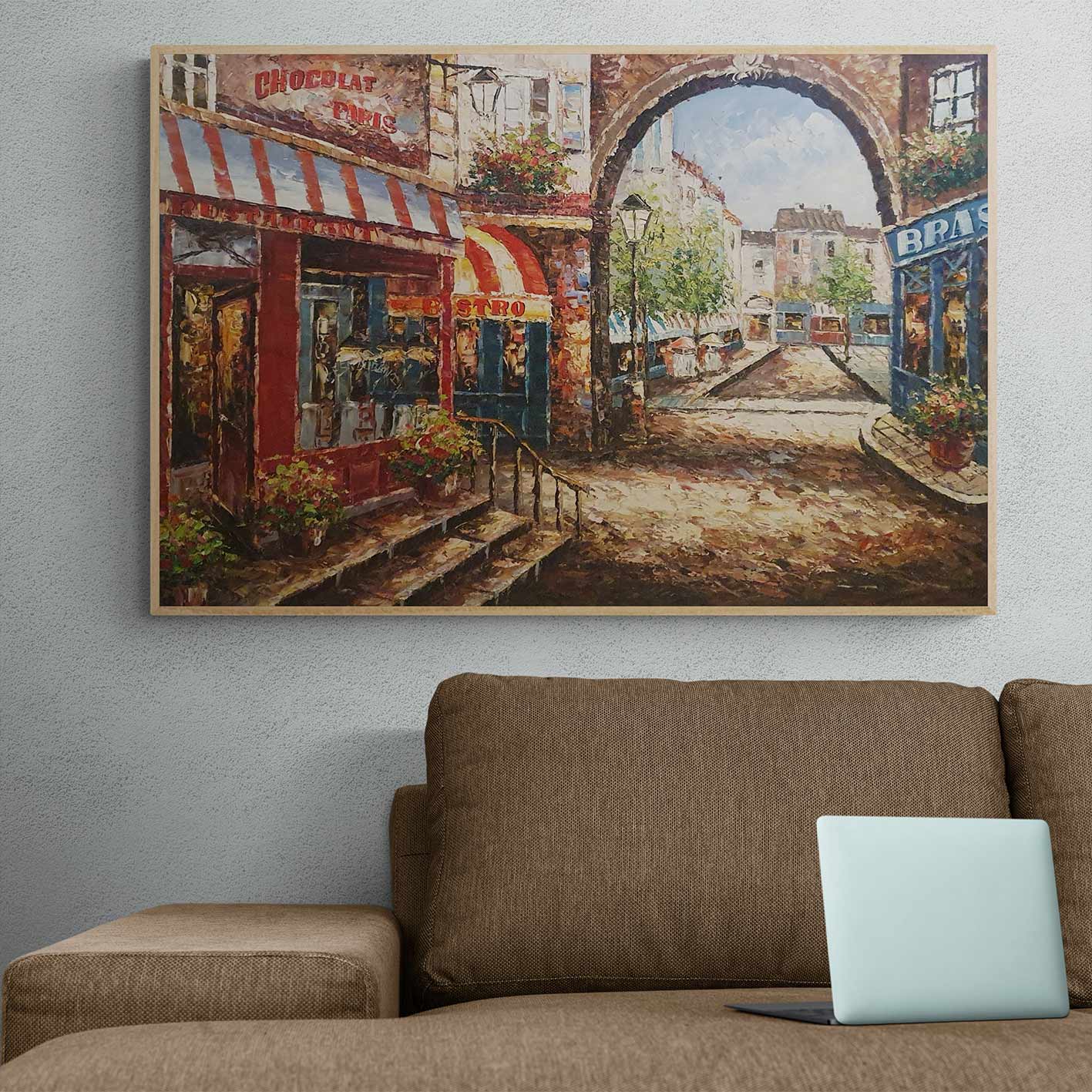 Cuadro Pueblos Mundo 90x60 cm