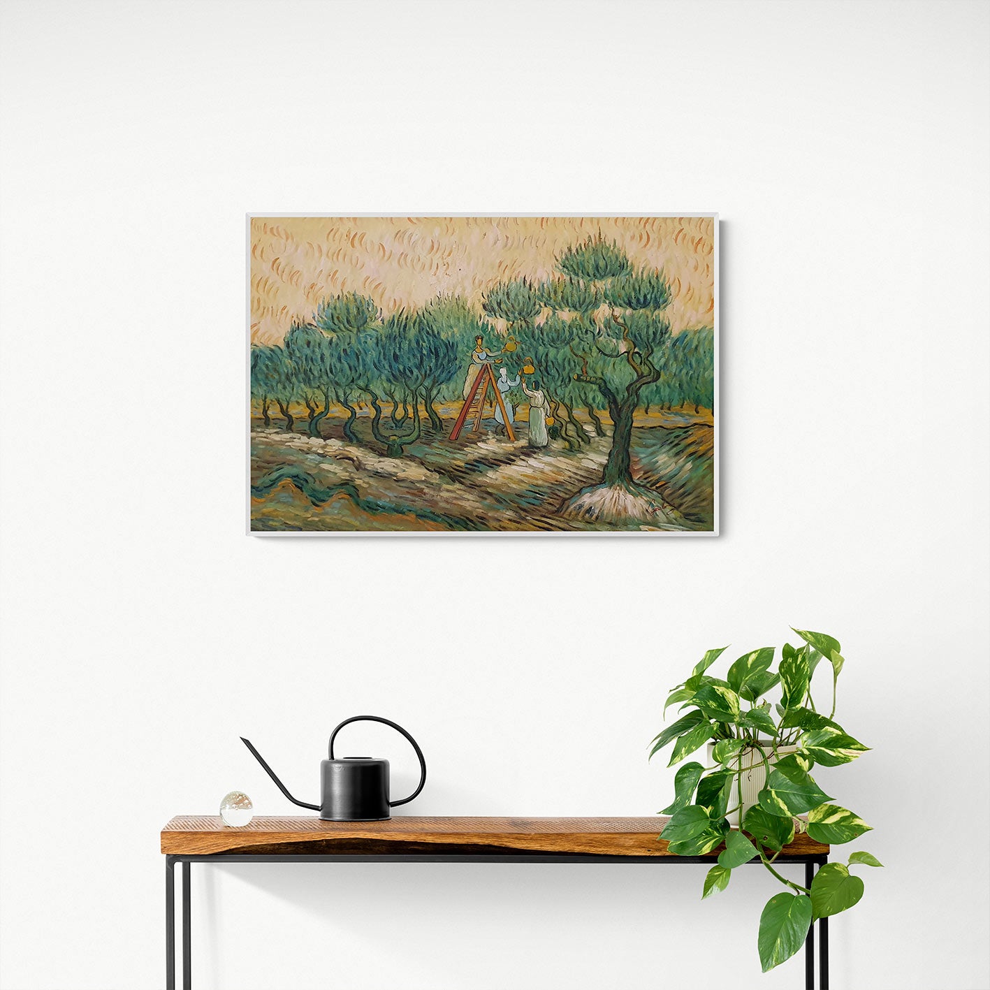 Cuadro Van Gogh Mujeres Recogiendo Aceitunas 90x60 cm