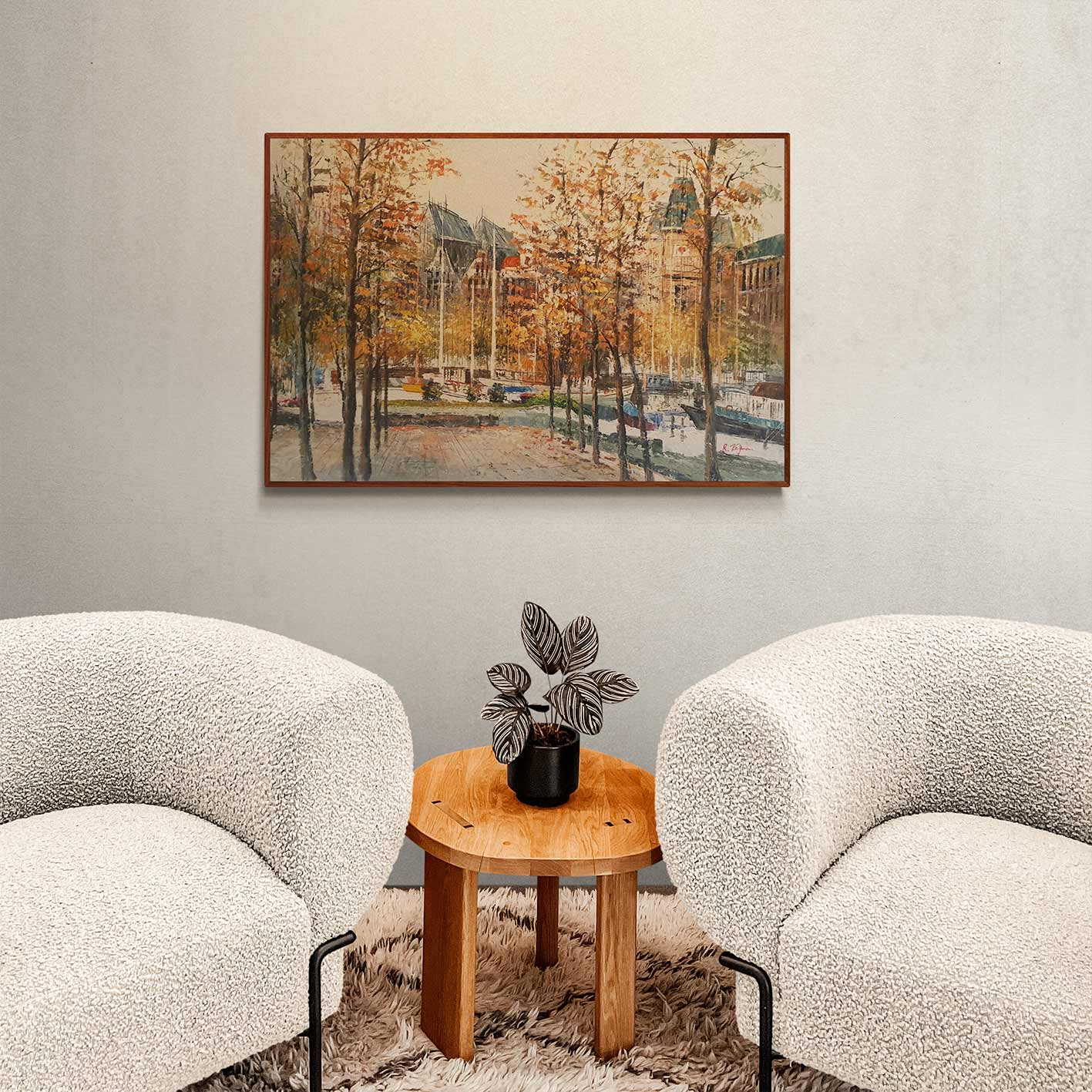 Cuadro Parque en la Ciudad 90x60 cm
