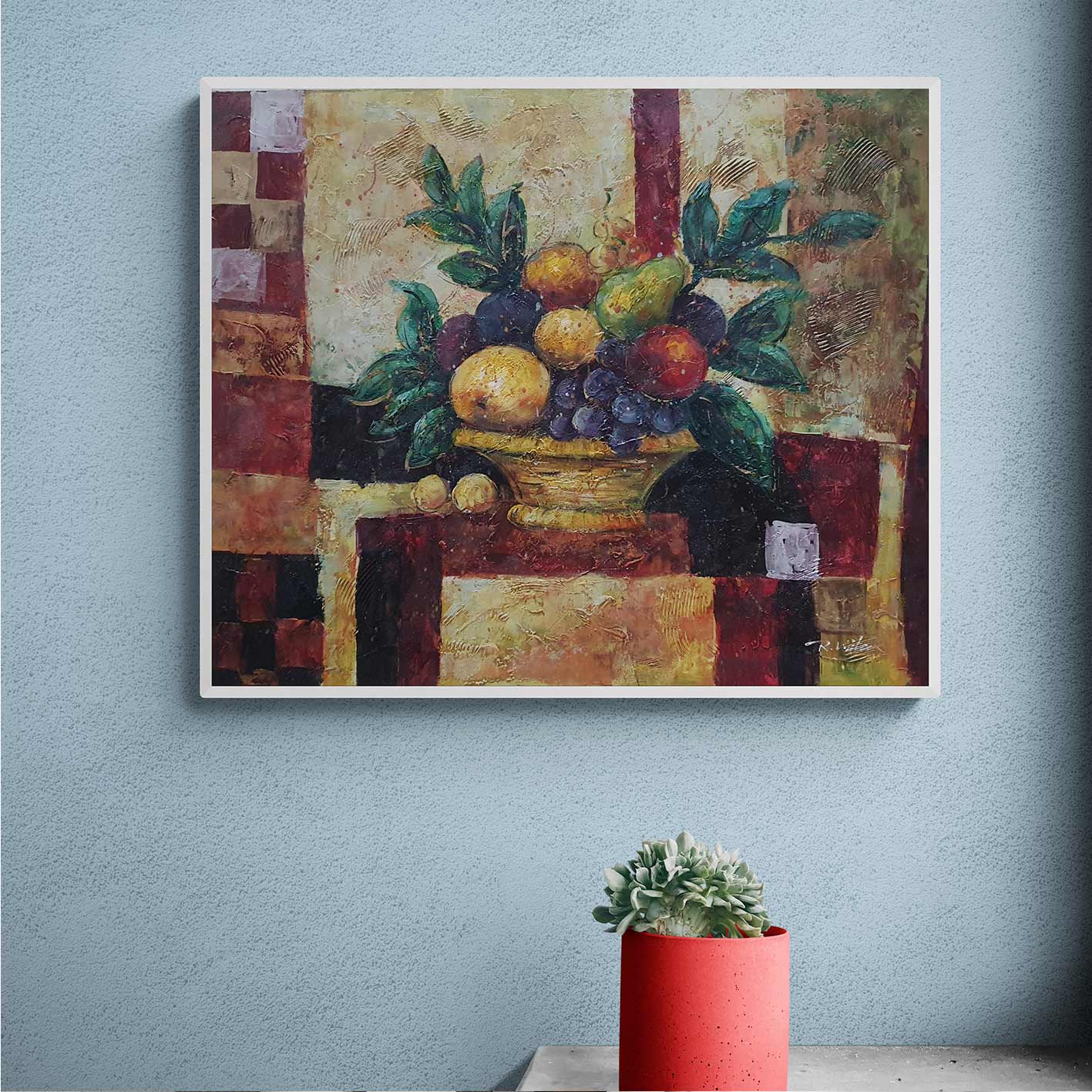 Cuadro Bodegon Adorno  60x50 cm