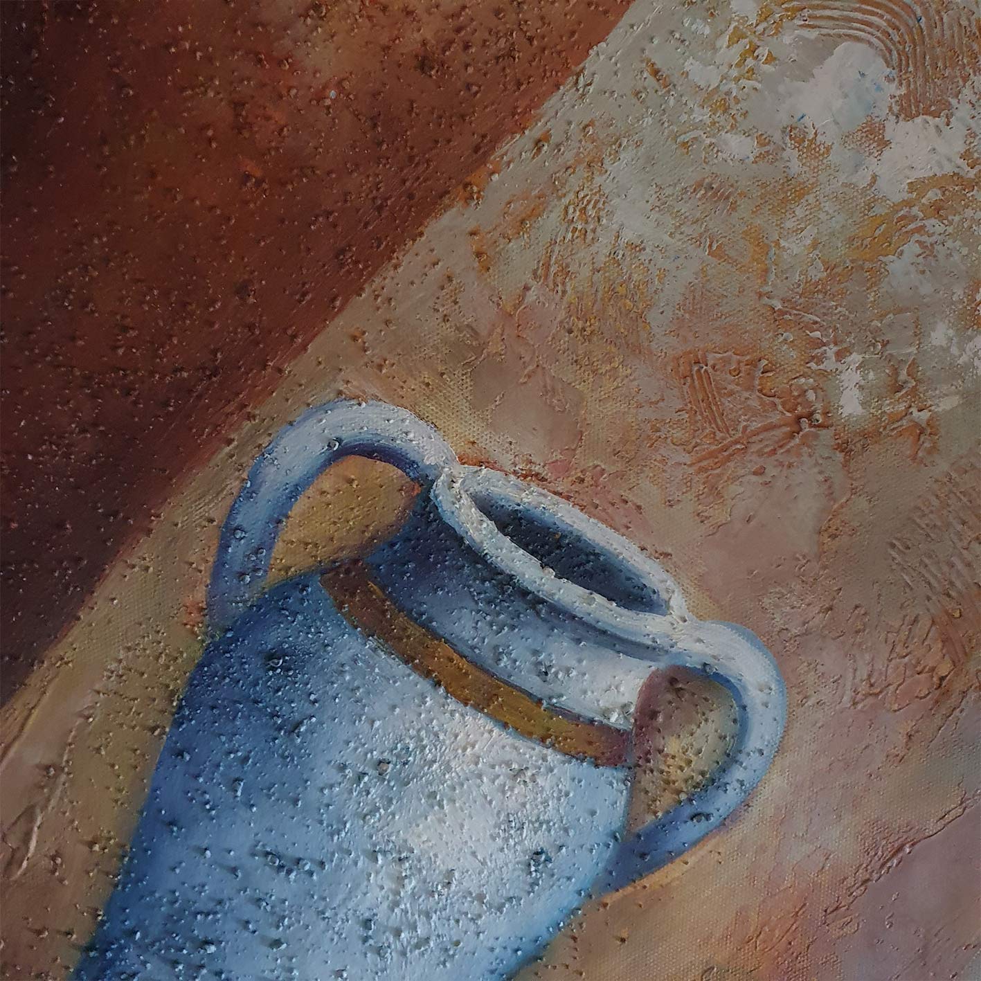 Cuadro Bodegon Anforas IV  50x60 cm
