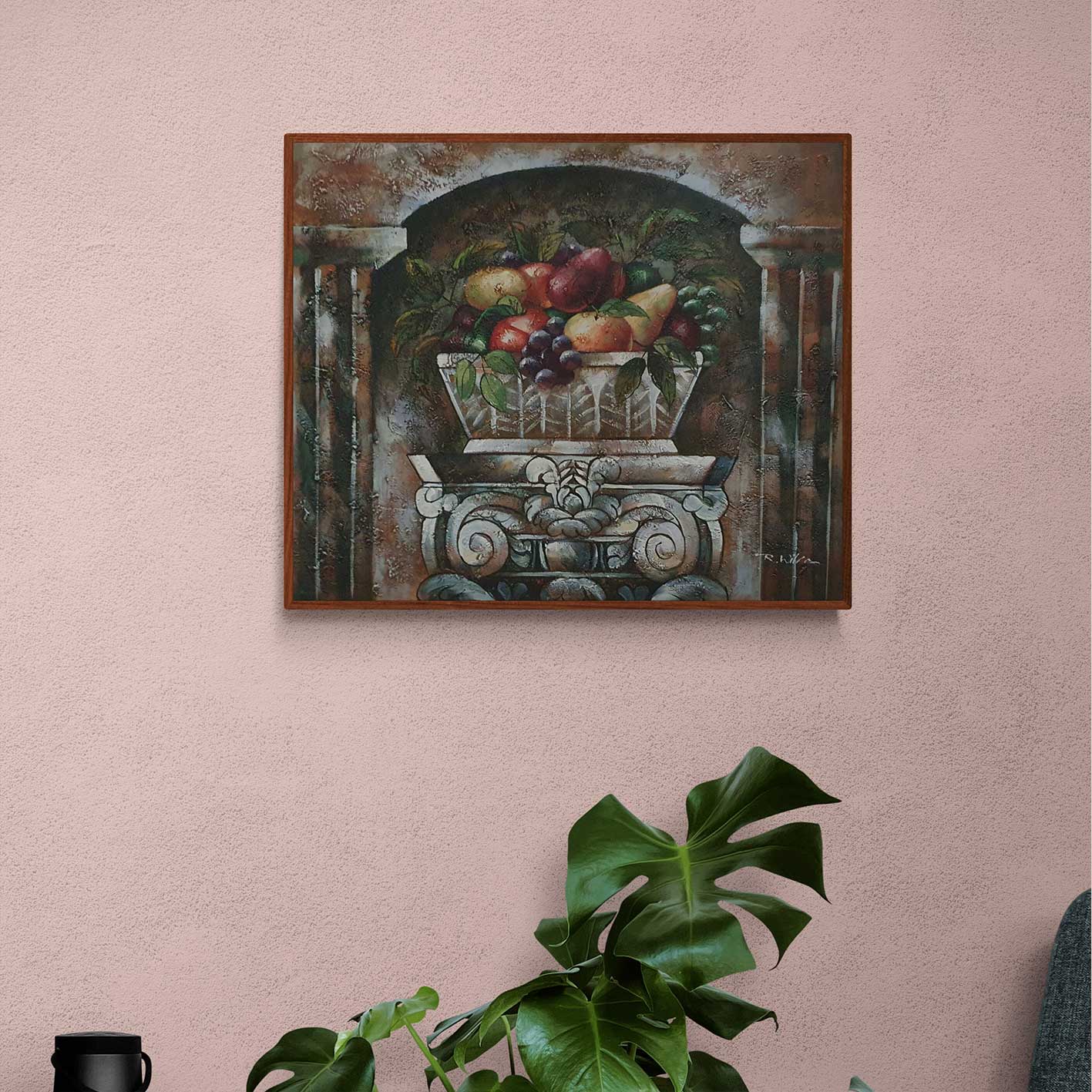 Cuadro Bodegon Fruta  60x50 cm