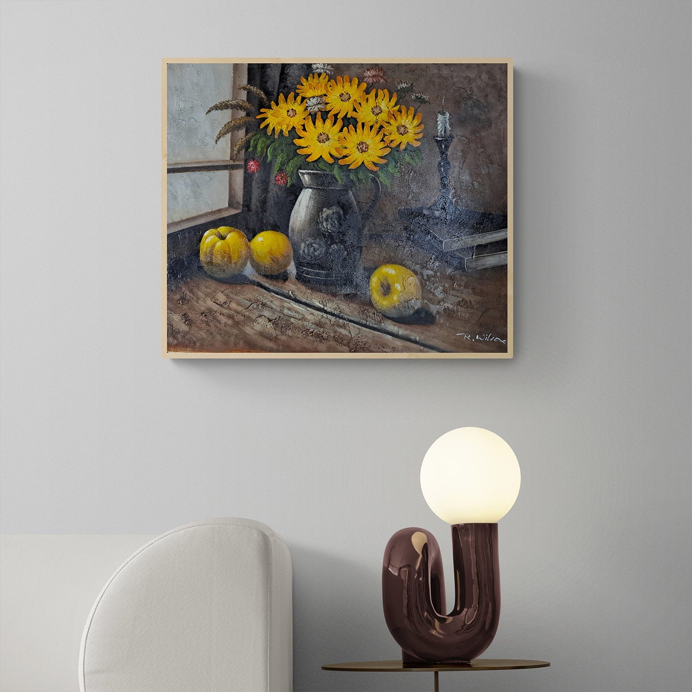 Cuadro Bodegon Limonero 60x50  cm