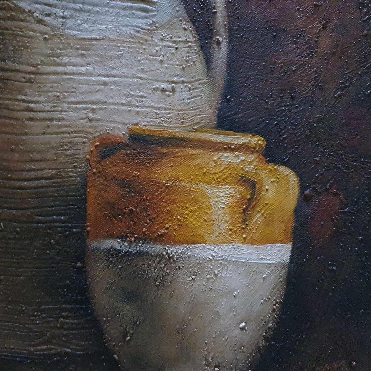 Cuadro Bodegon Realista  60x50 cm Texturas