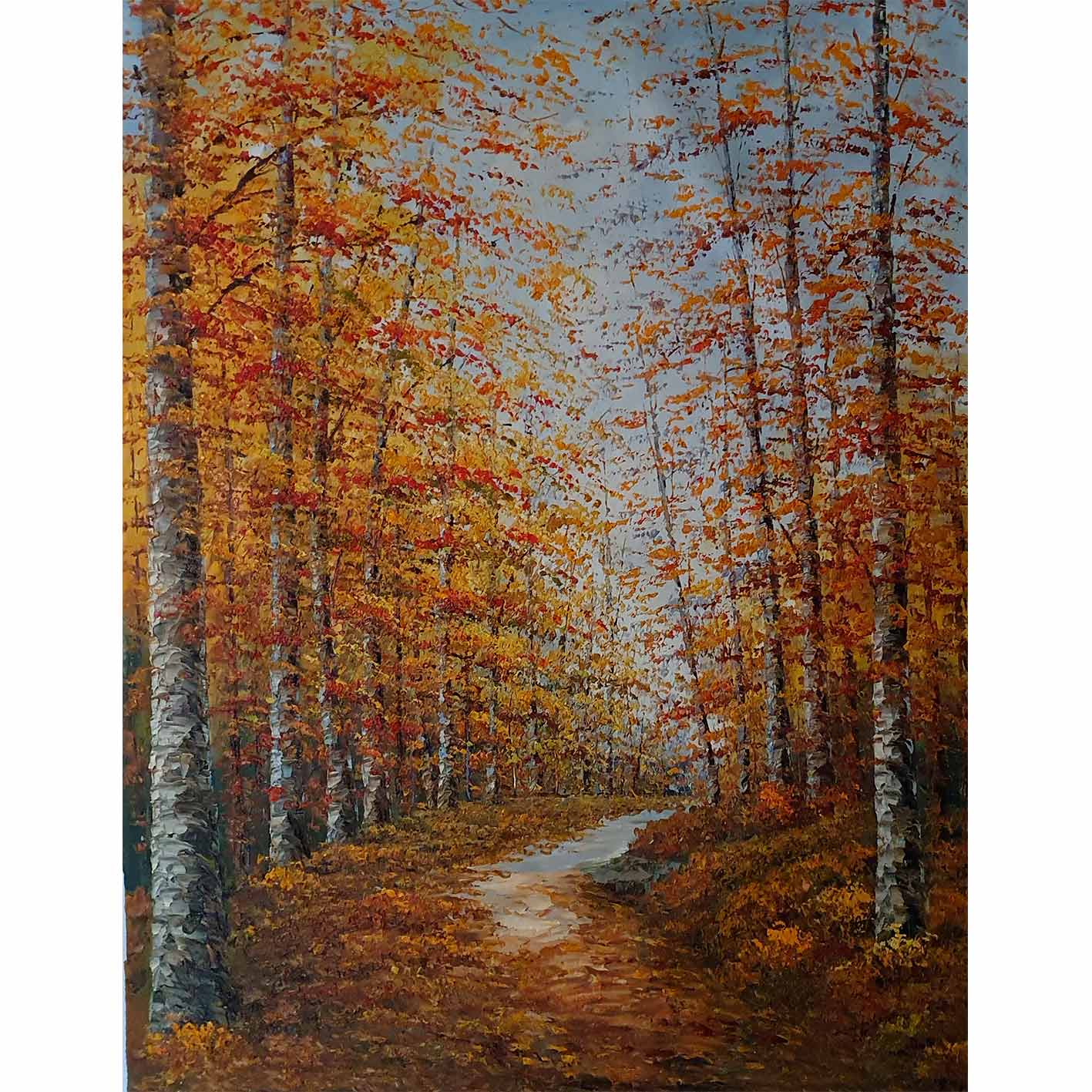 Cuadro Bosque Otoño 90x120 cm