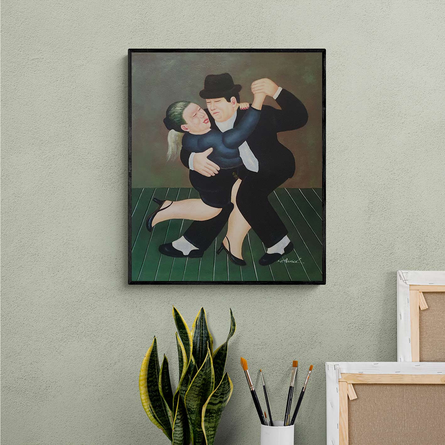 Cuadro Botero Baile V 50x60 cm