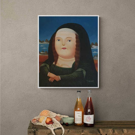 Cuadro Botero Mona Lisa 50x60 cm