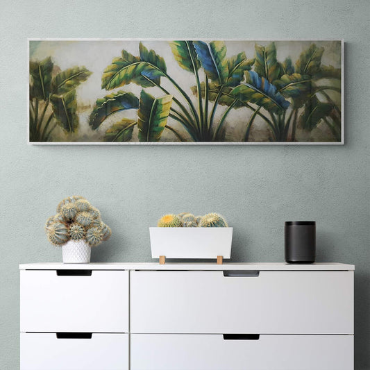 Cuadro Decoración Flores 120x40 cm
