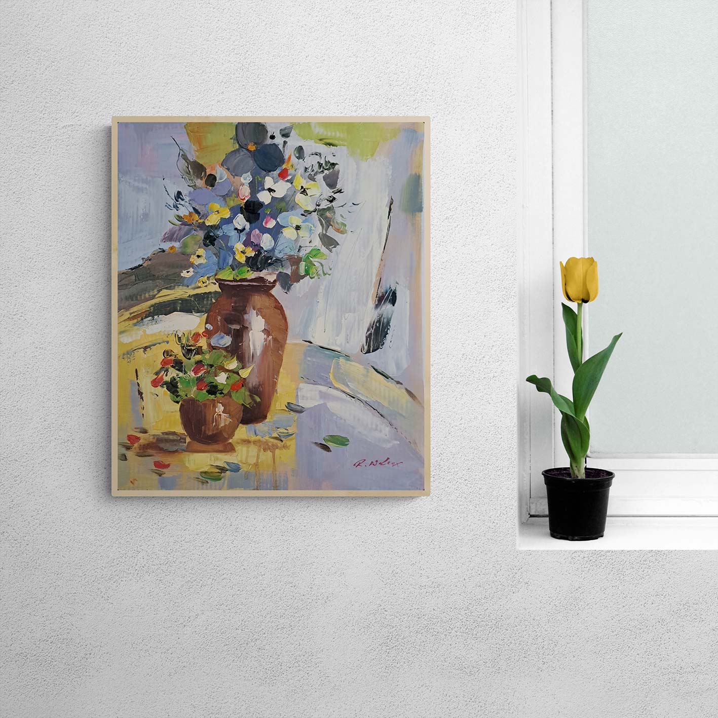 Cuadro Jarron Plenitud  50x60 cm