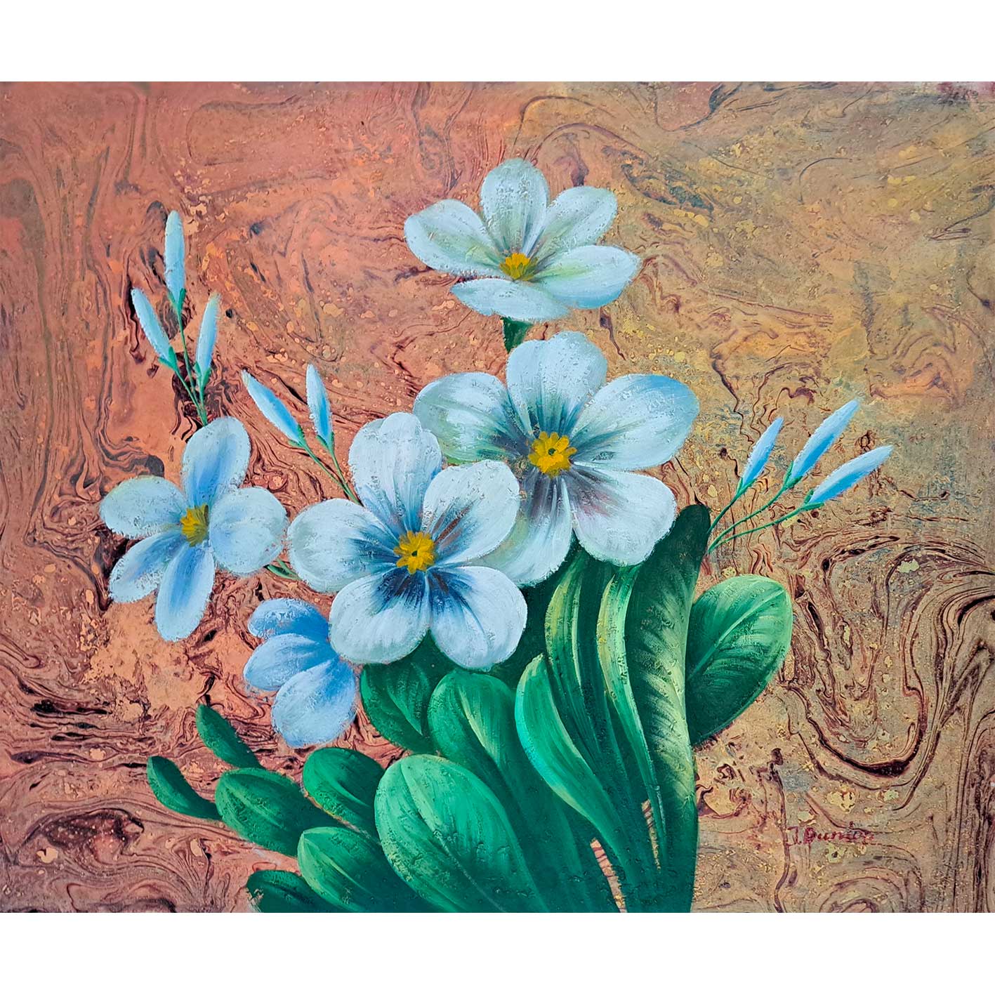 Cuadro Margaritas 60x50 cm