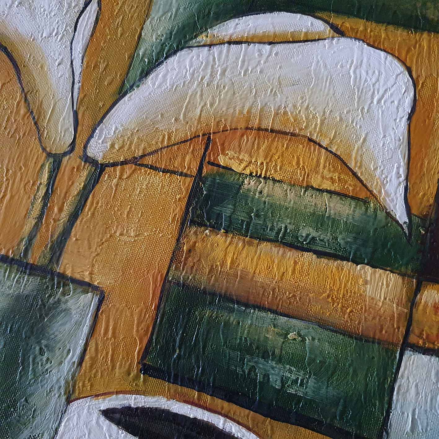 Cuadro Diptico Ausencia  50x60 cm [2 piezas] Textura