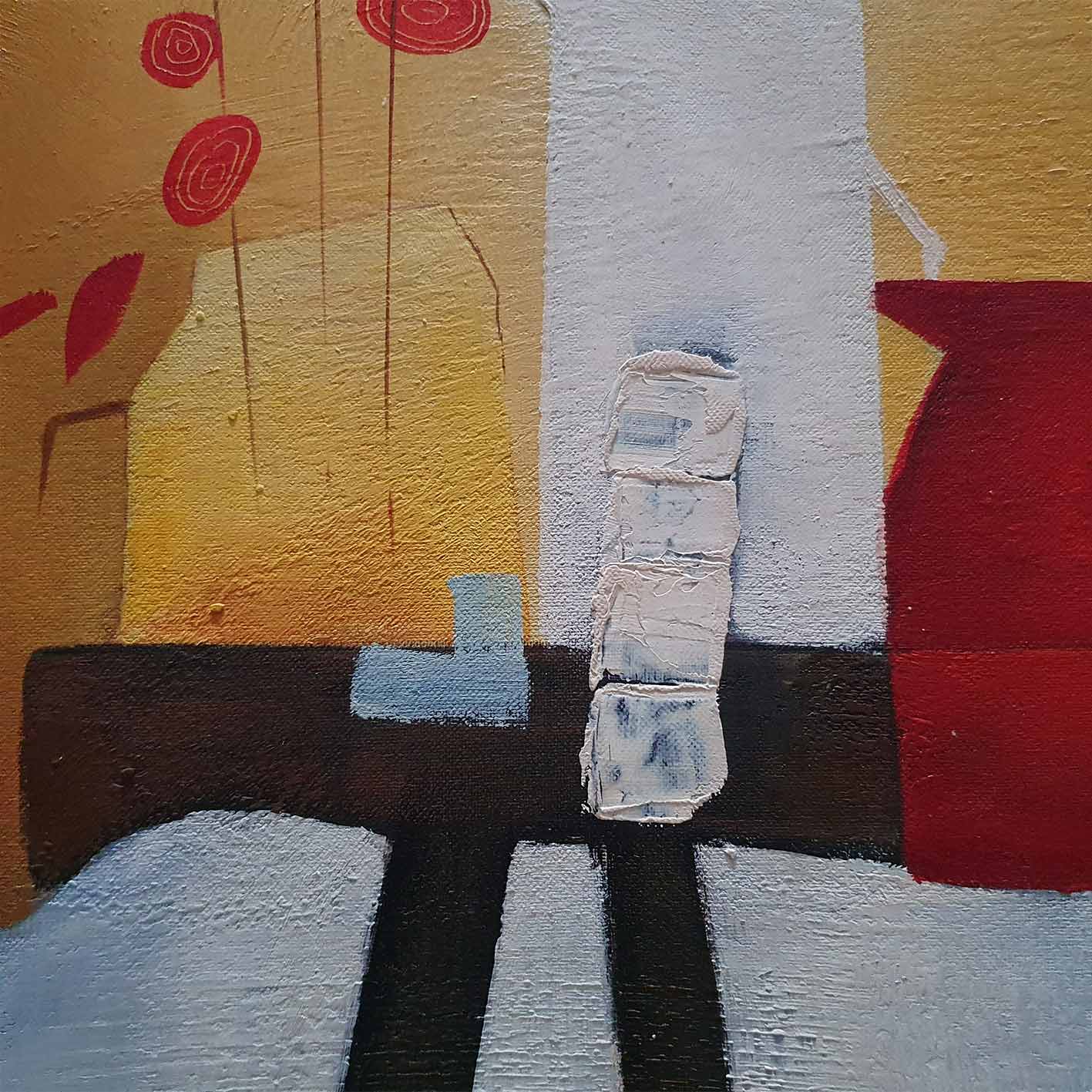 Cuadro Diptico Bodegon Azucena  60x50 cm [2 piezas]