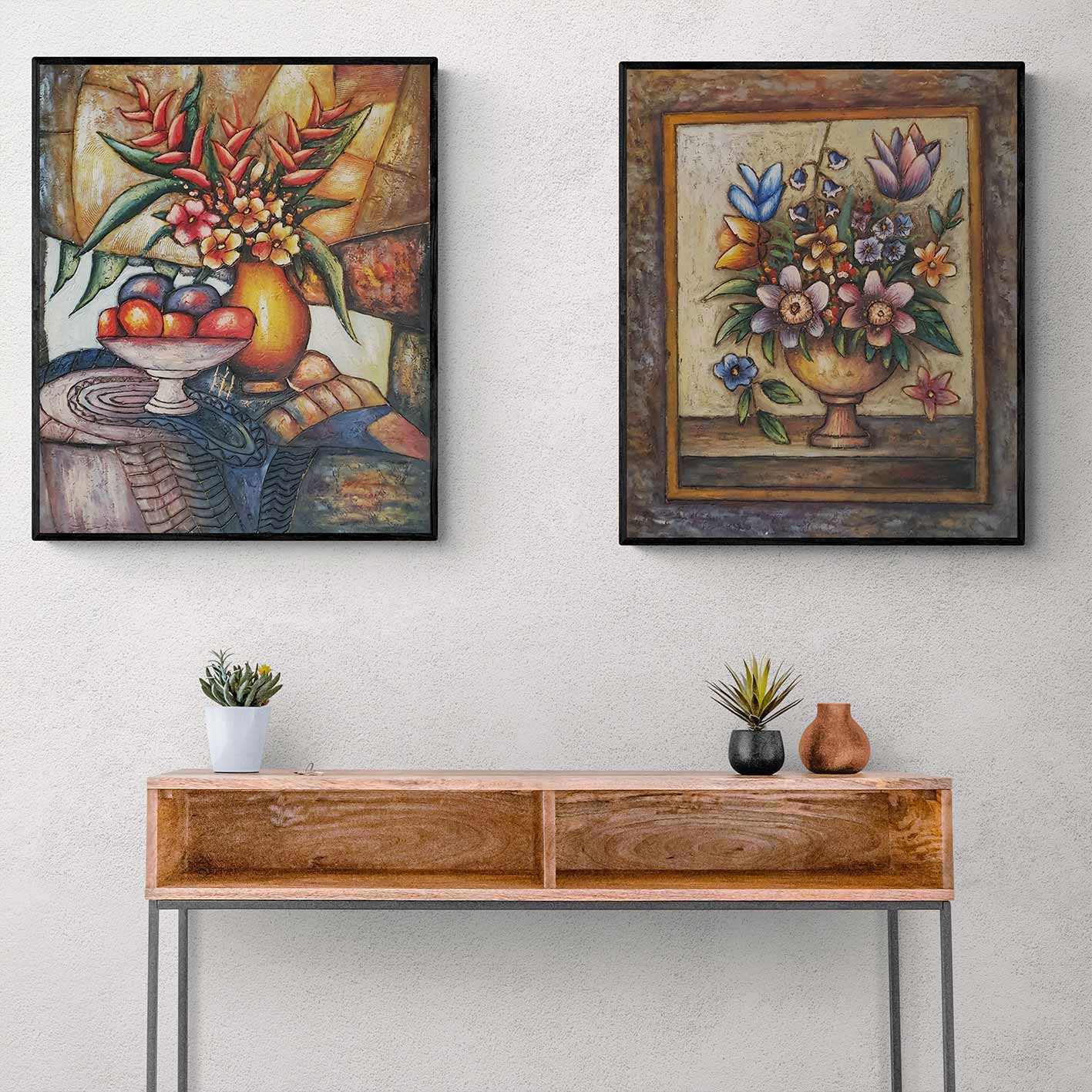 Cuadro Diptico Bodegon Estrella  50x60 cm [2 piezas]
