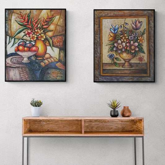 Cuadro Diptico Bodegon Estrella  50x60 cm [2 piezas]
