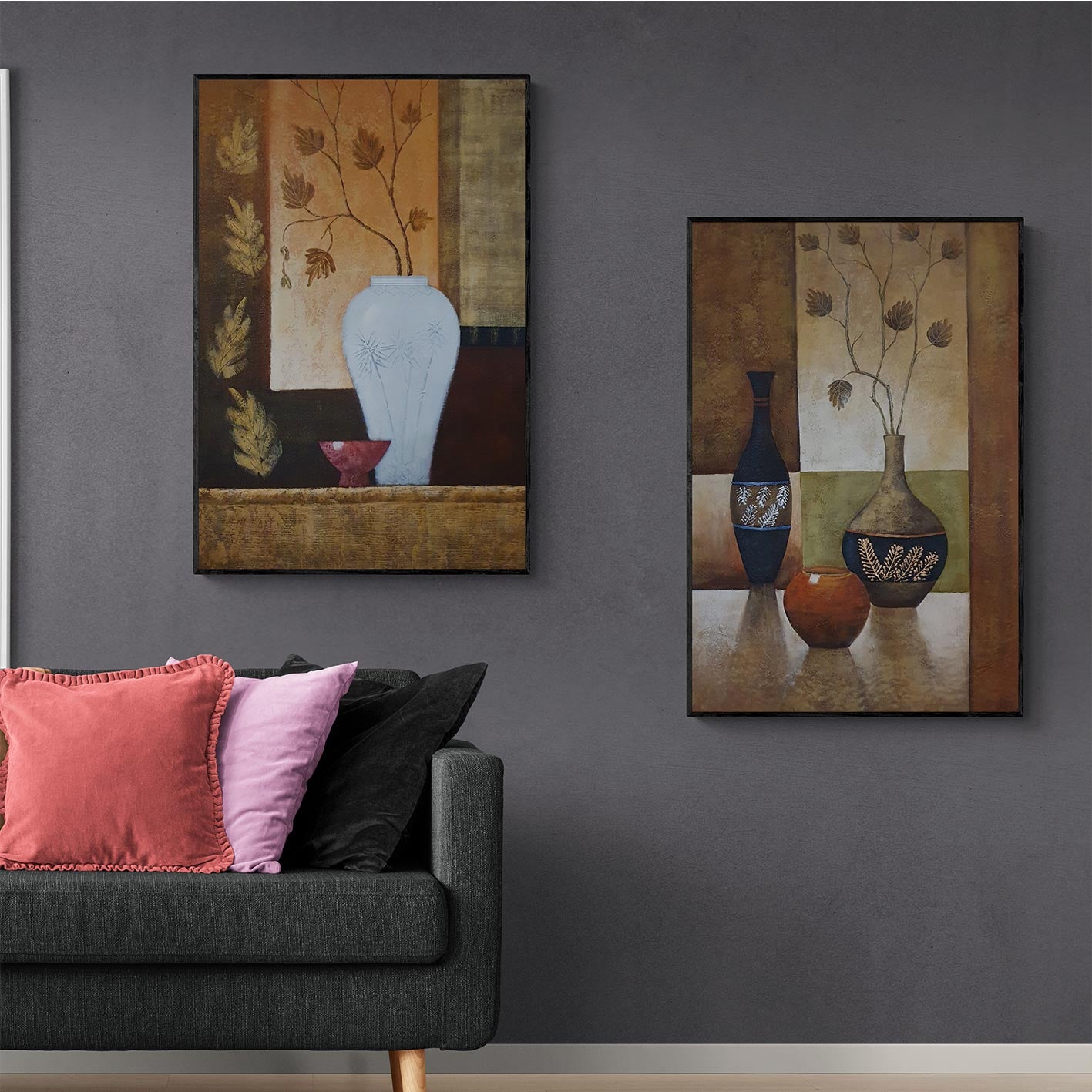 Cuadro Diptico Ceramicas  60x90 cm [2 piezas]
