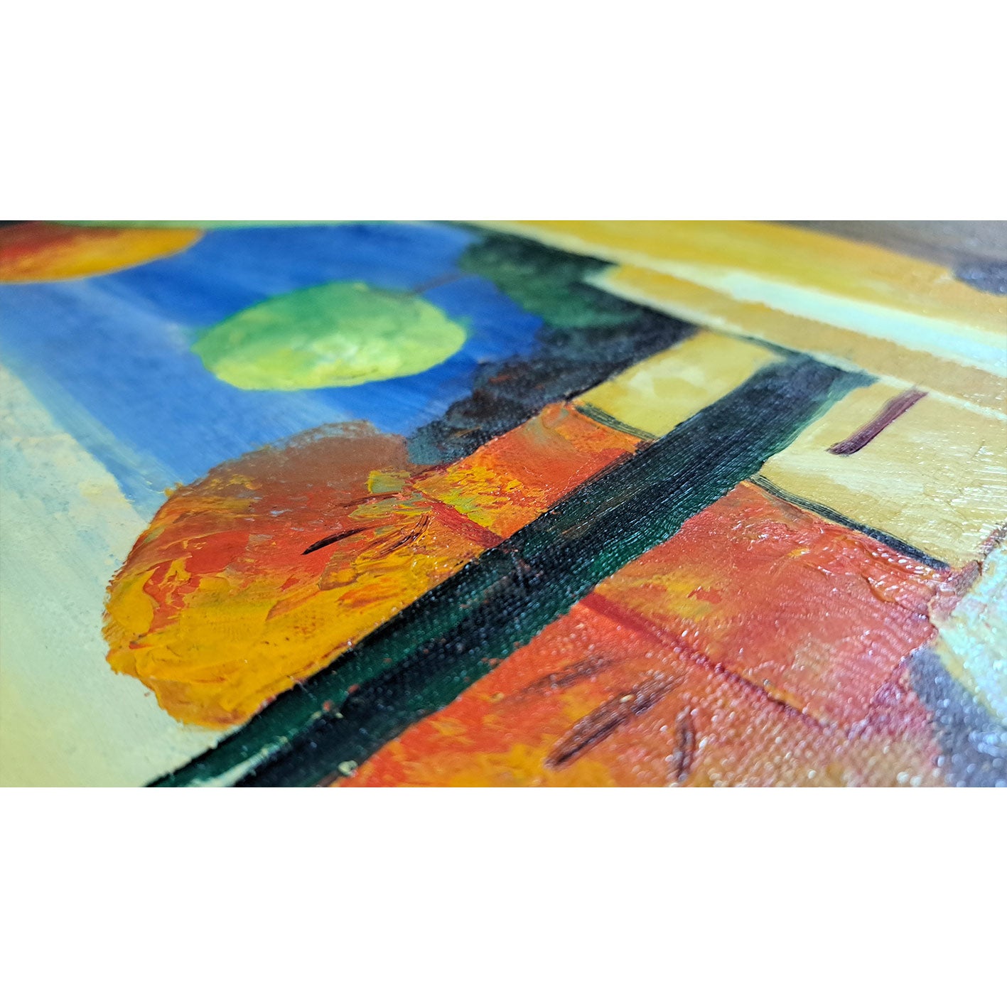 Cuadro Diptico Cipres Camino  60x50 cm [2 piezas] Texturas