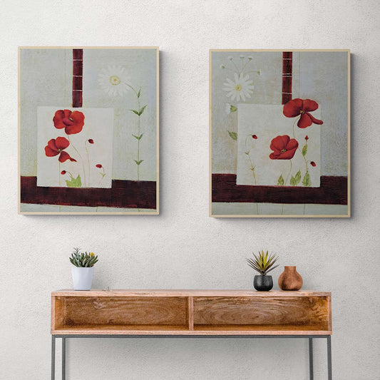 Cuadro Diptico Diseño  60x50 cm [2 piezas]