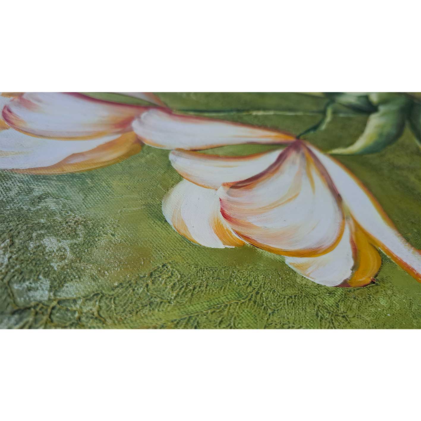 Cuadro Diptico Dos Flores  50x60 cm [2 piezas] Texturas