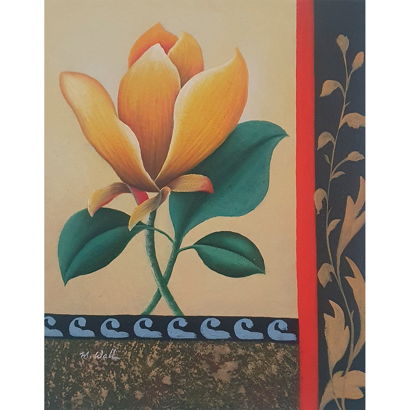 Cuadro Diptico Florido  50x60 cm [2 piezas]