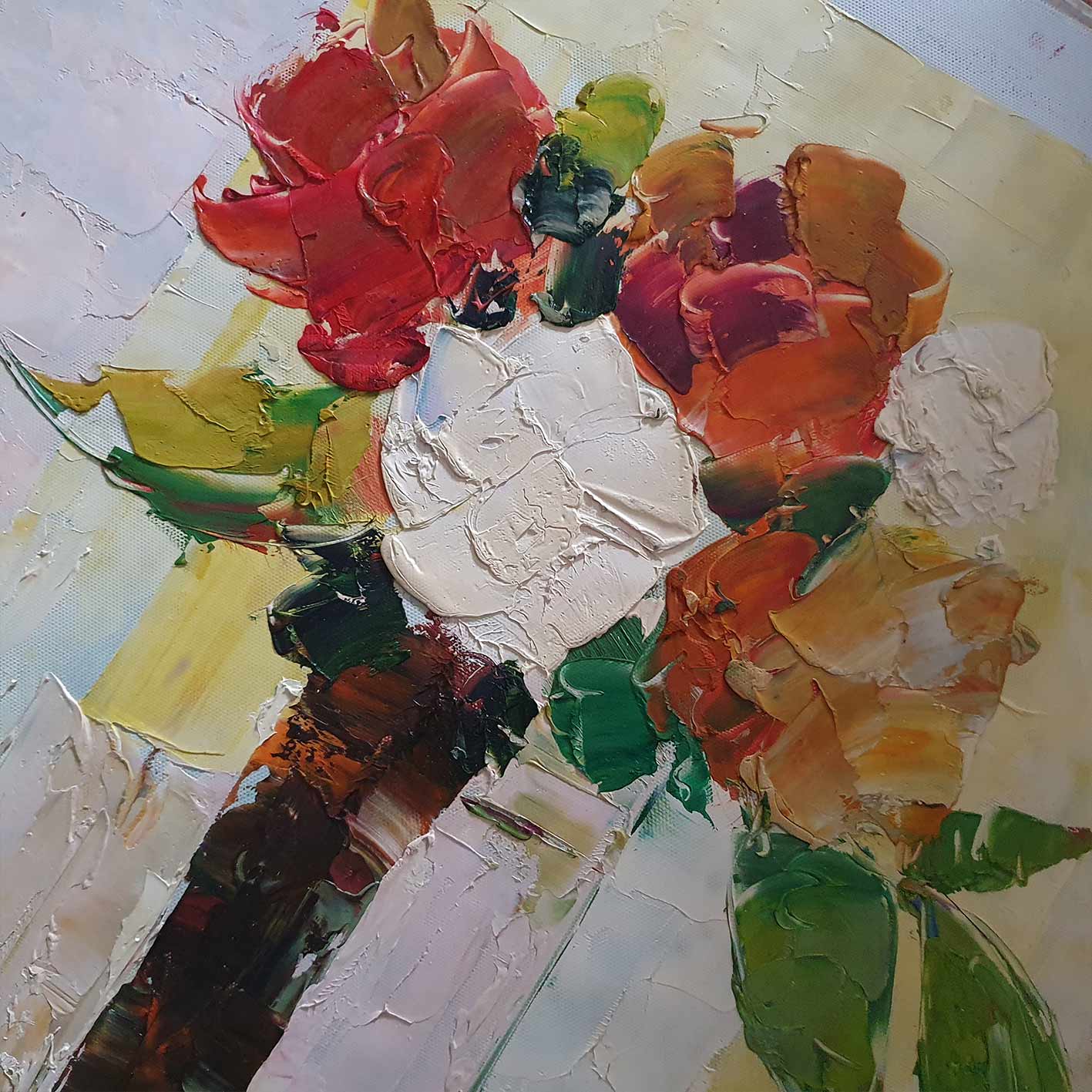 Cuadro Diptico Jarron Limon 50X60 cm [2 piezas]