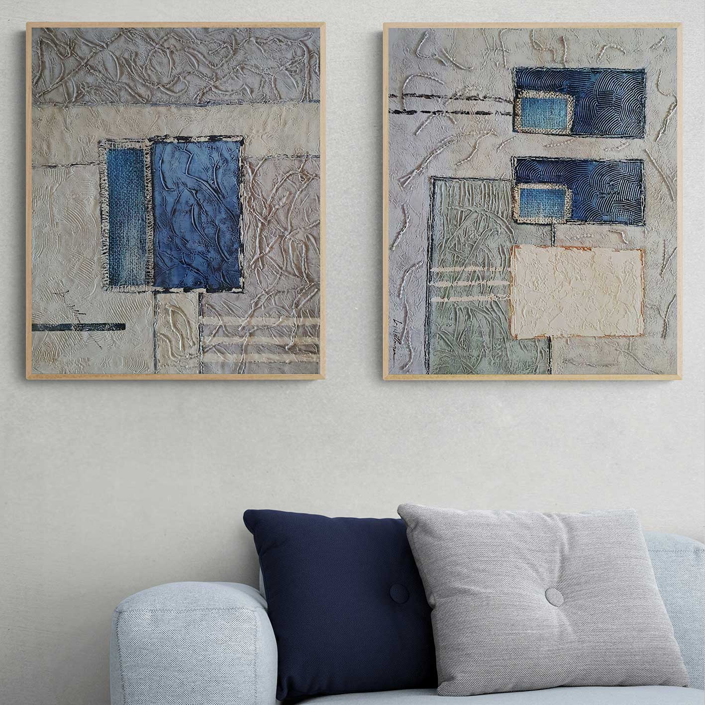 Cuadro Diptico Saco I  50X60 cm [2 piezas]