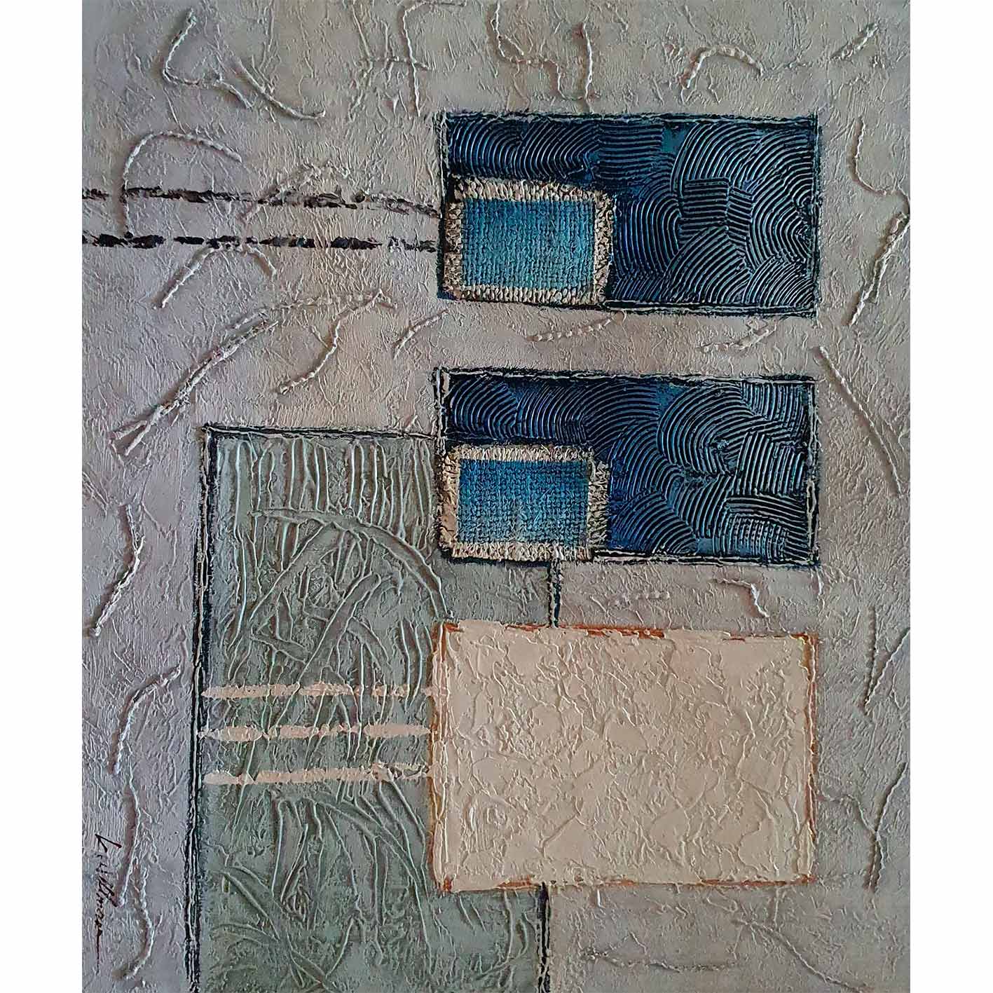 Cuadro Diptico Saco I  50X60 cm [2 piezas] Texturas