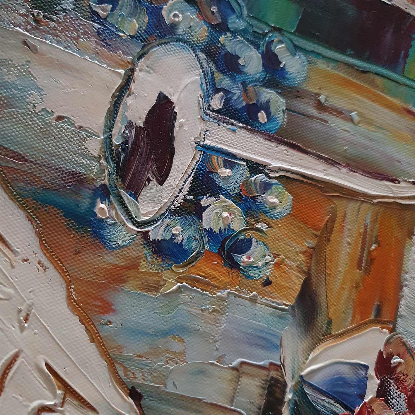 Cuadro Diptico Vino Uvas 50X60 cm [2 piezas] Texturas