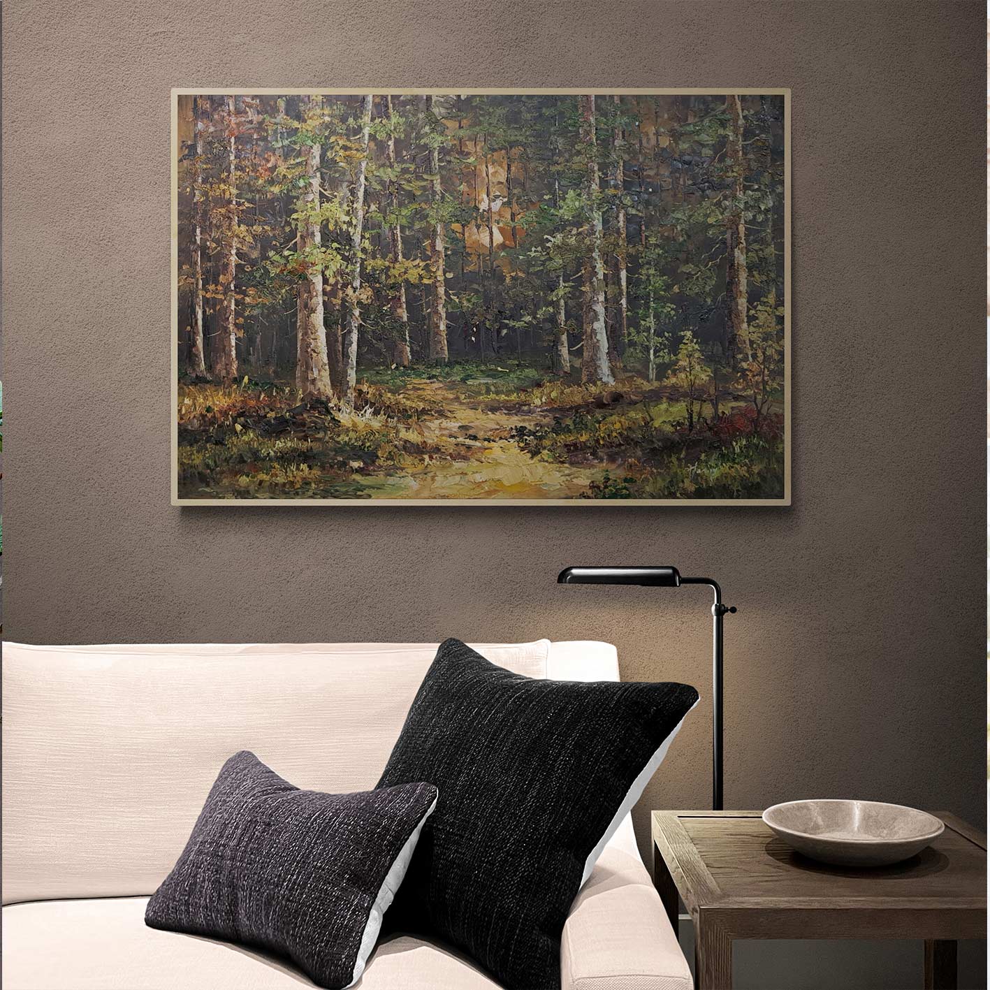 Cuadro El bosque  90x60 cm
