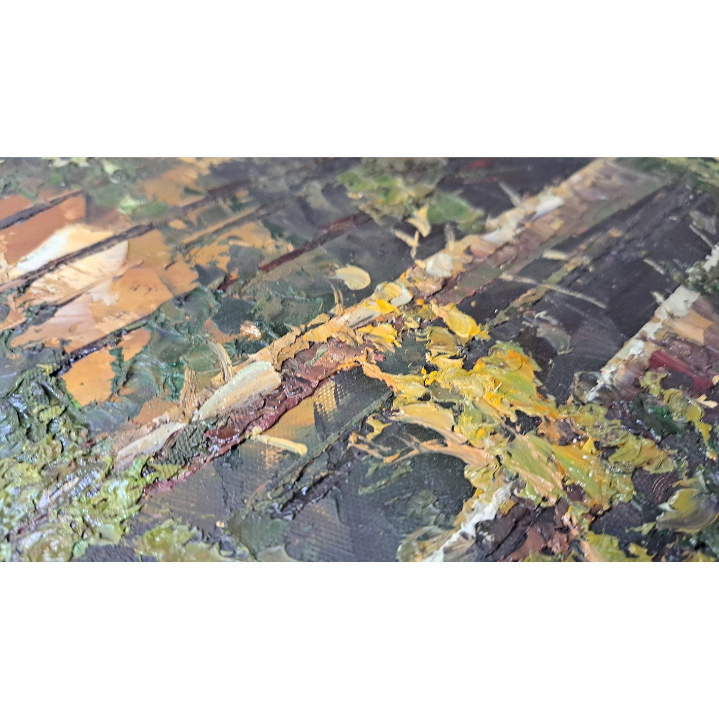 Cuadro El bosque  90x60 cm Texturas