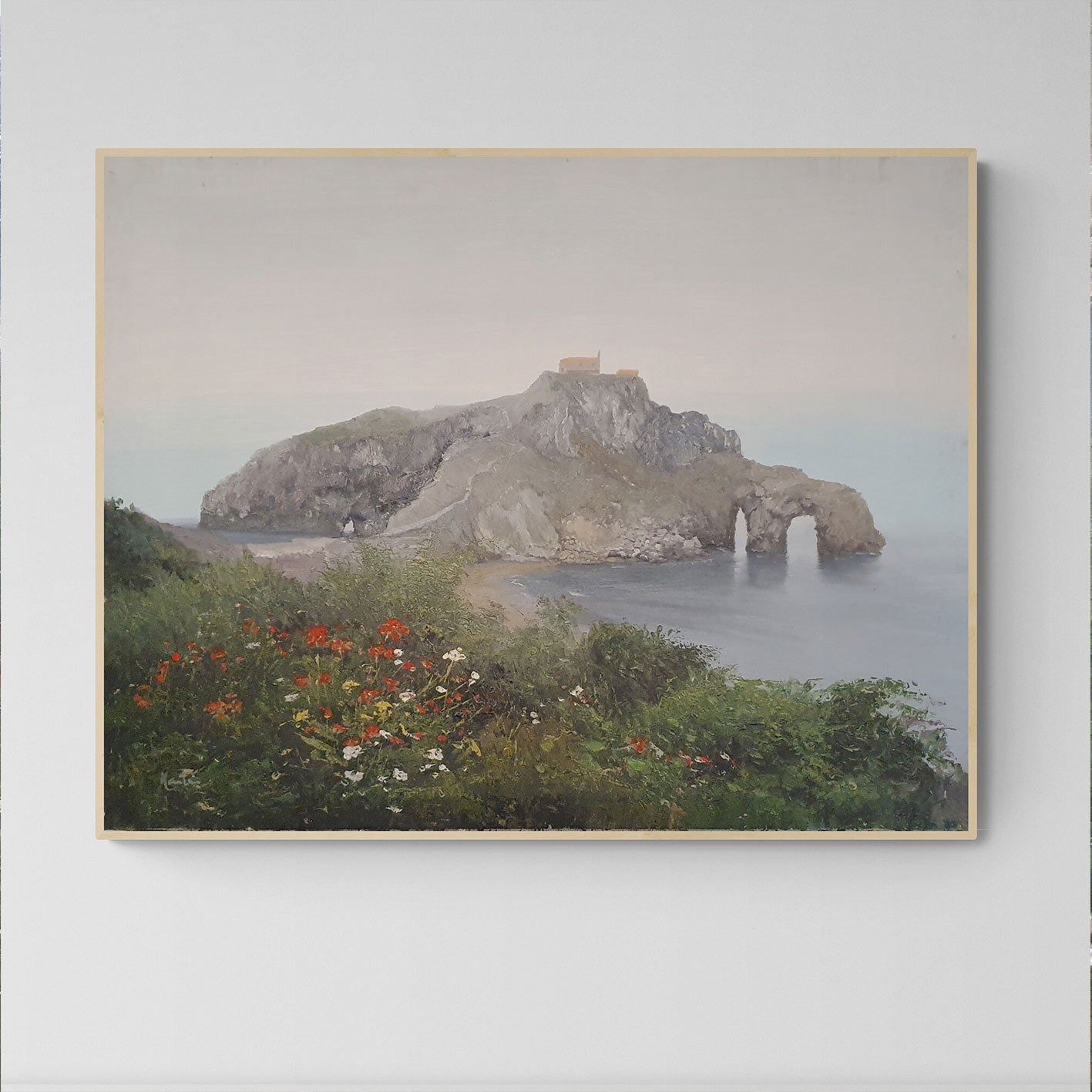 Cuadro Ermita Gaztelugatxe 100x80 cm