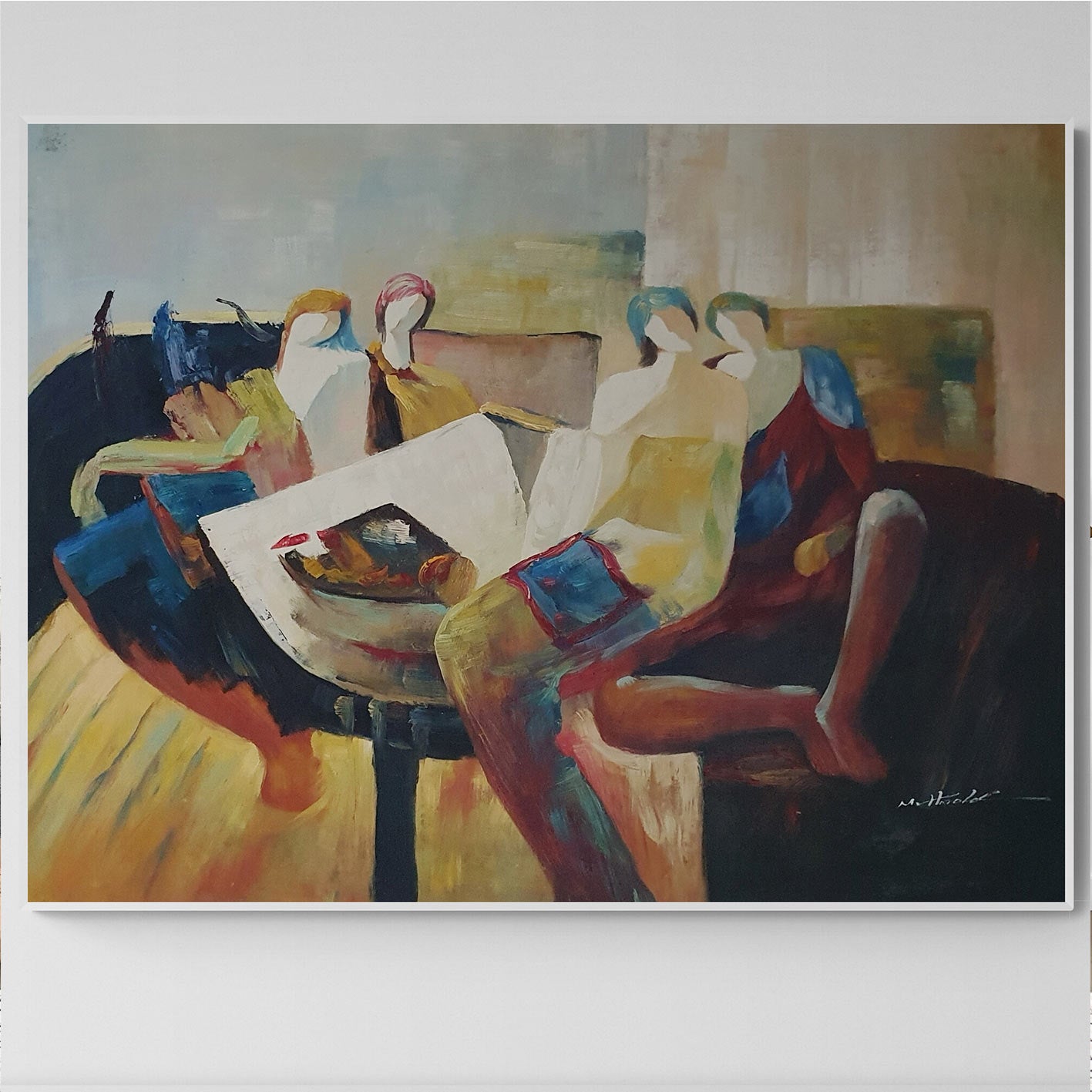 Cuadro Gente 120x90 cm