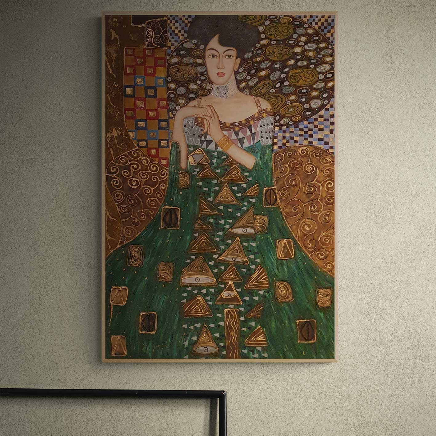 Cuadro Gustav Klimt Mujer 60x90 cm