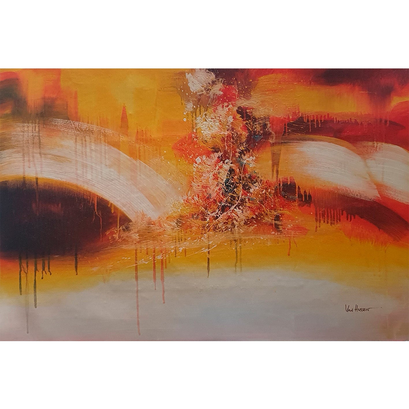 Cuadro Abstracto Pinturas V  90x60  cm