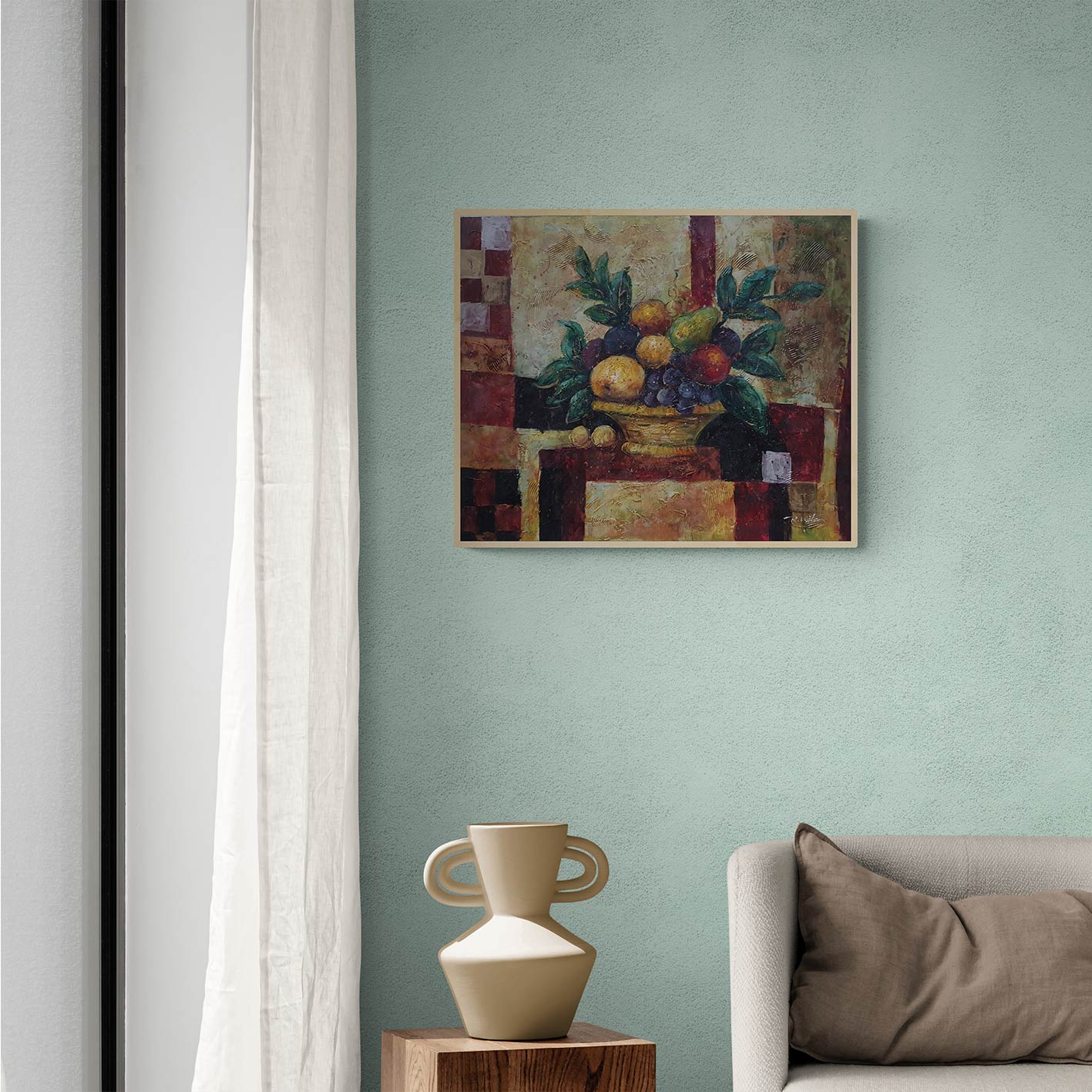 Cuadro Bodegon Adorno  60x50 cm
