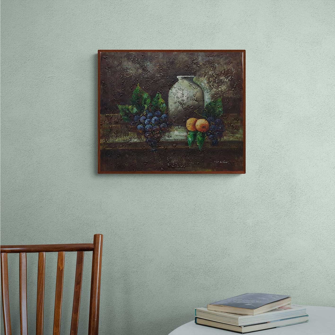 Cuadro Bodegon Elegante 60x50 cm