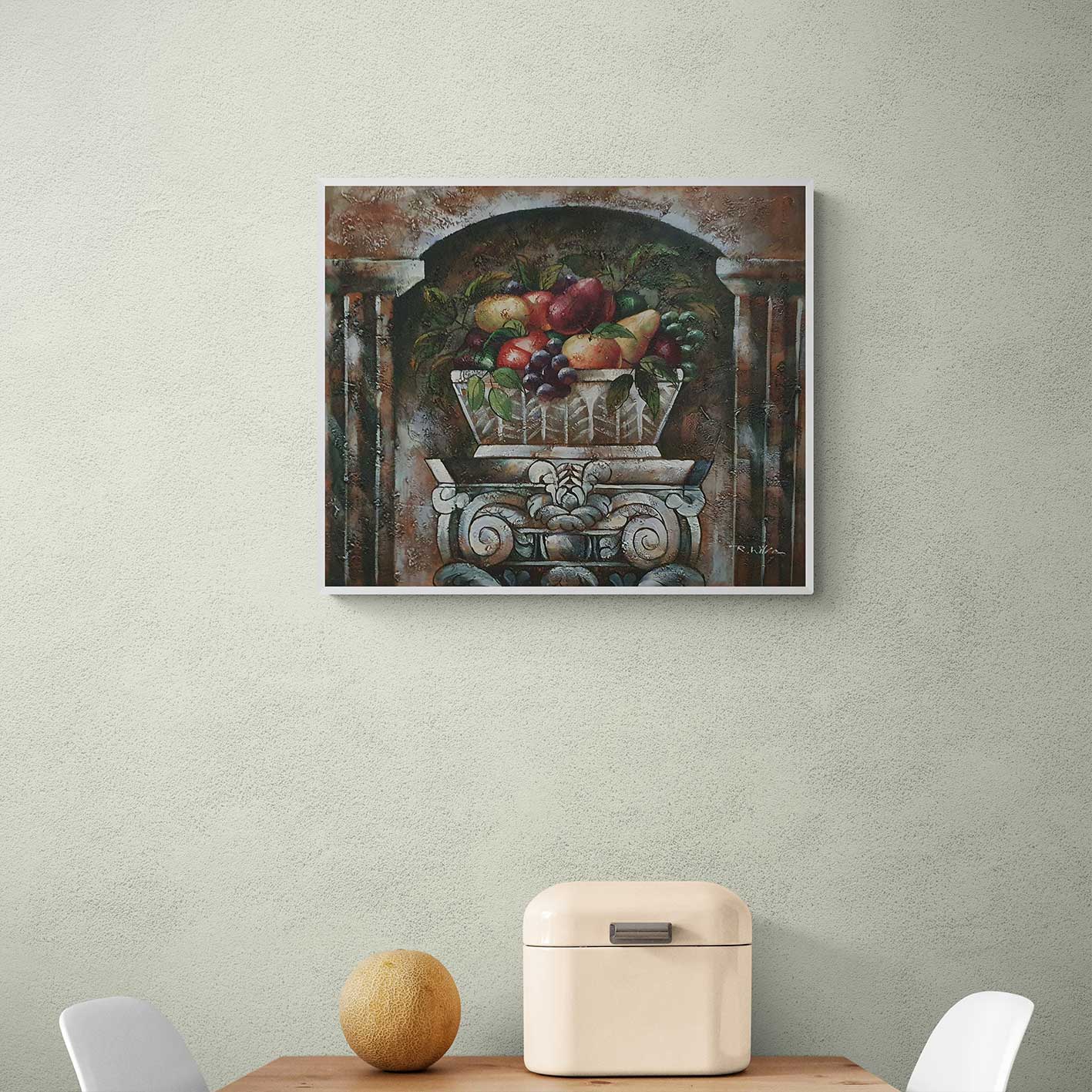 Cuadro Bodegon Fruta  60x50 cm