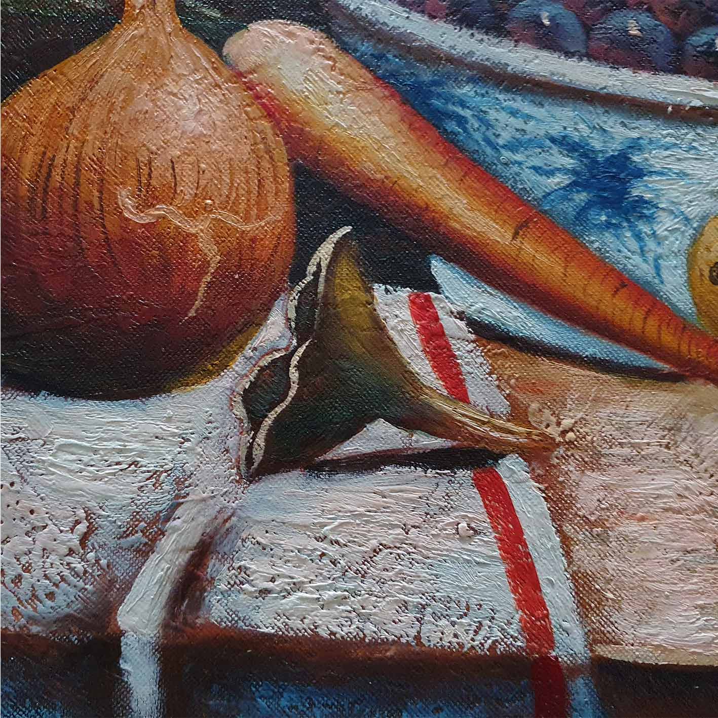 Cuadro Bodegon Mesa II  60x50  cm