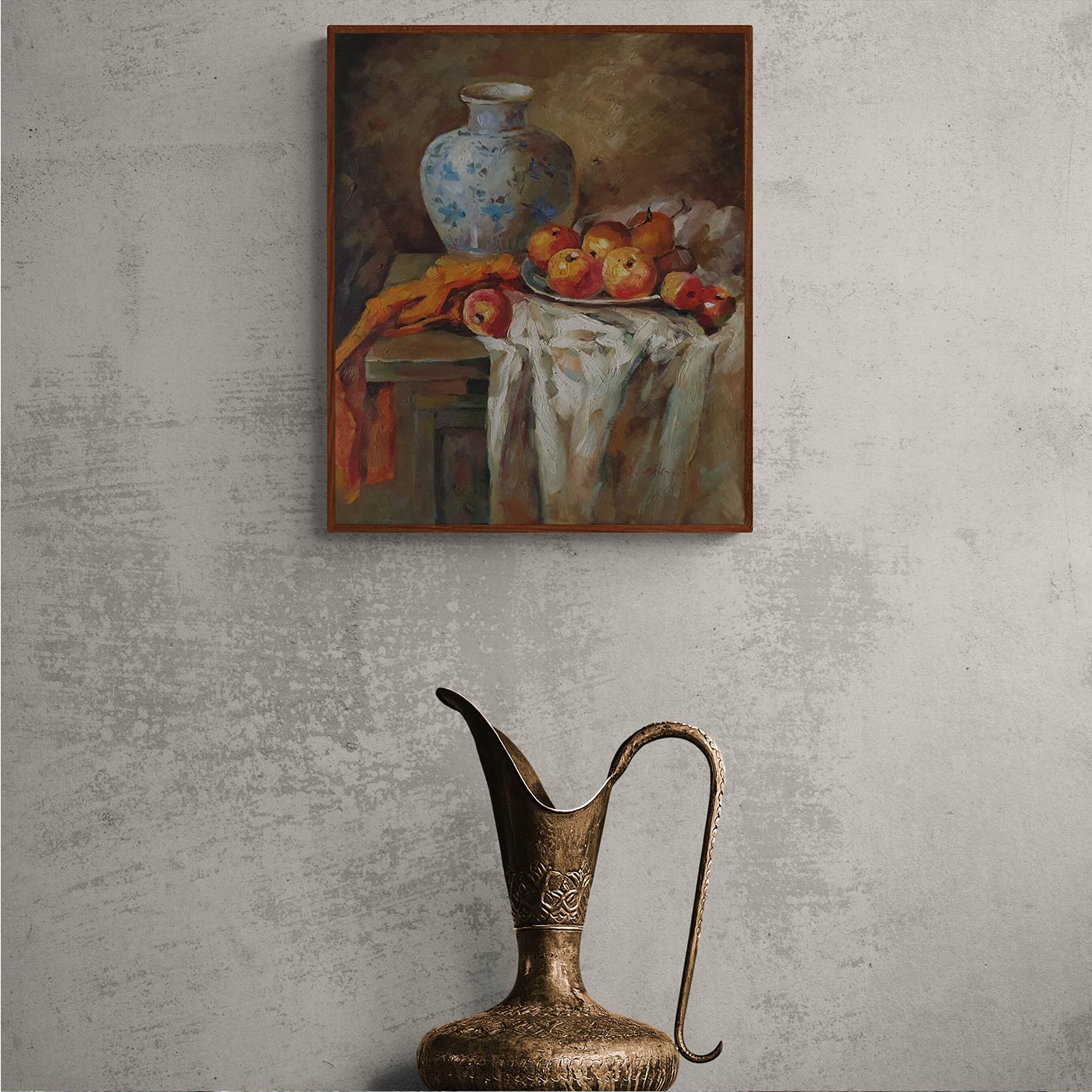 Cuadro Bodegon Ornamental  50x60 cm