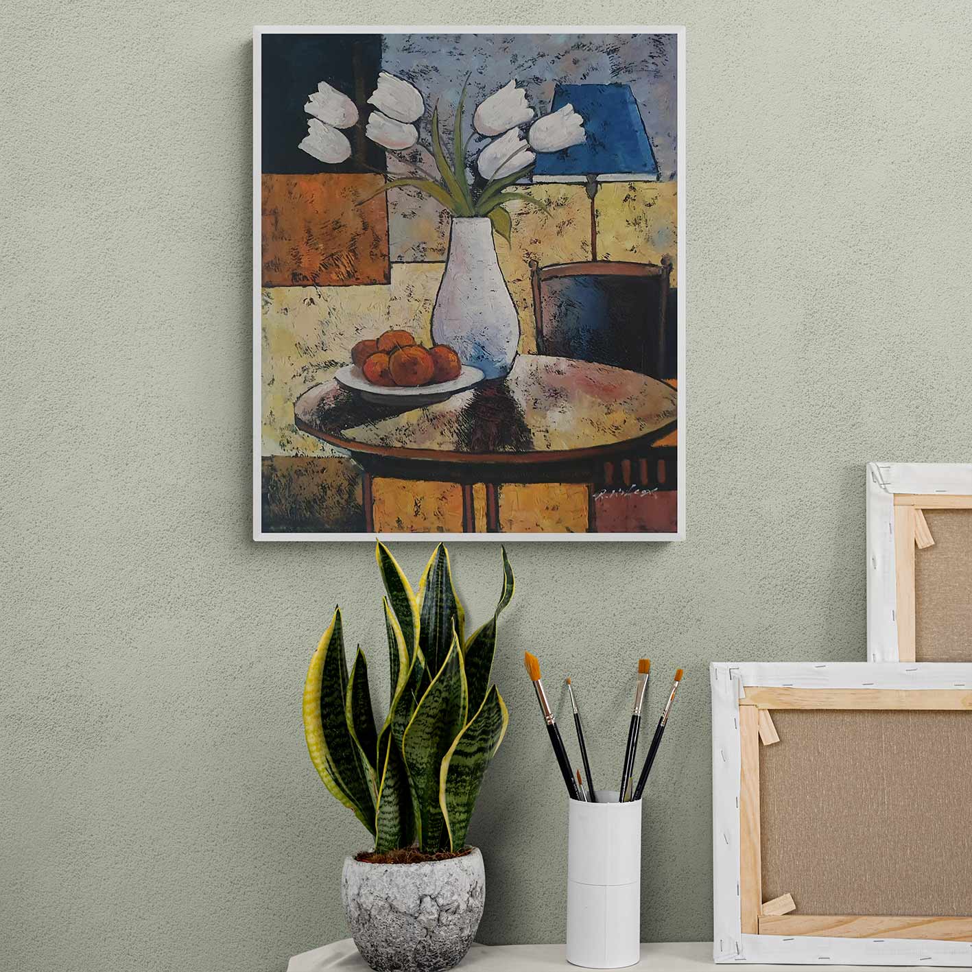 Cuadro Bodegon Texturas 50x60 cm