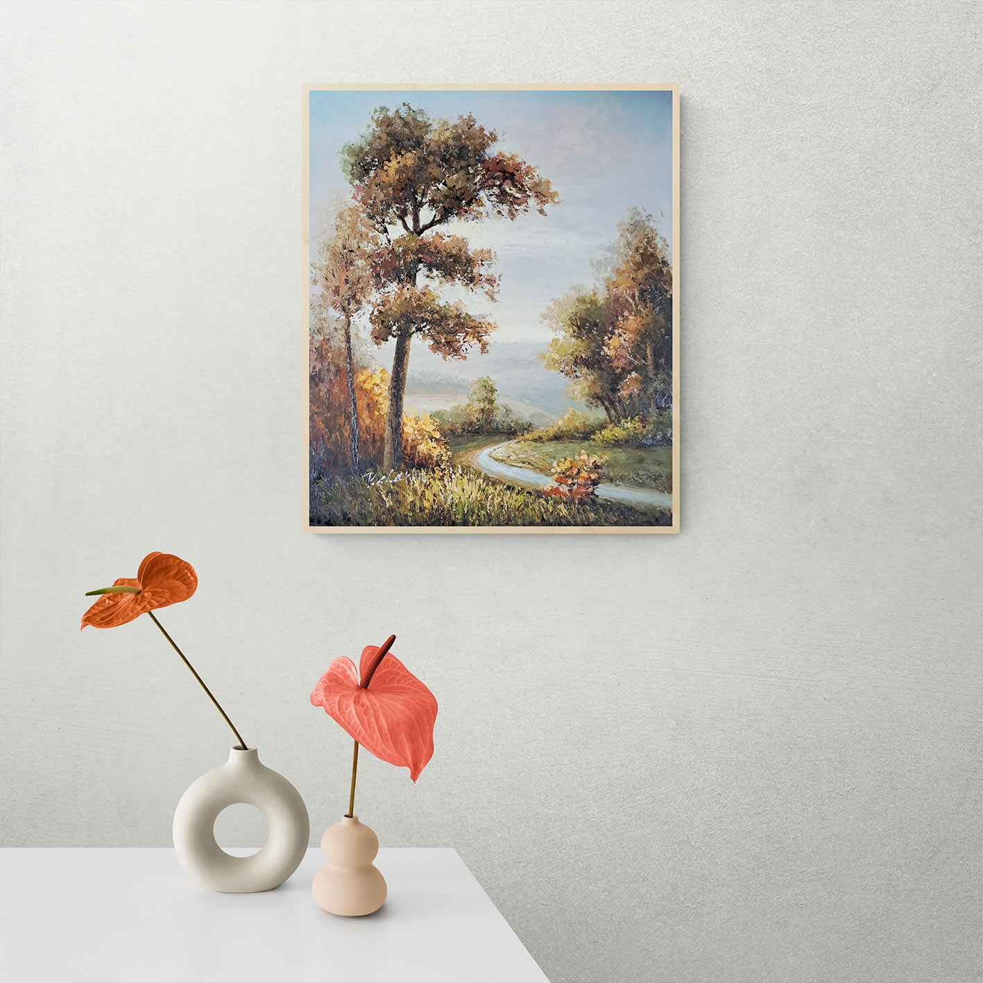 Cuadro Bosque Espatula  50x60 cm