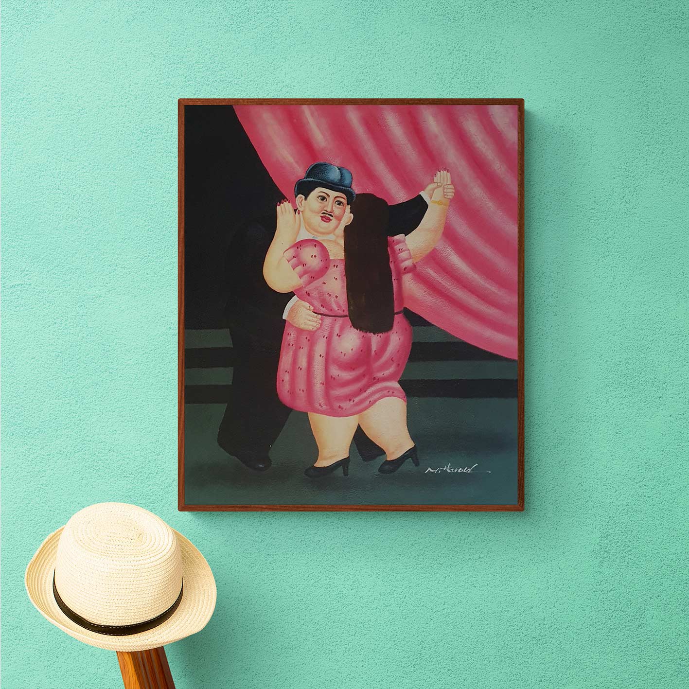 Cuadro Botero Baile III 50x60 cm