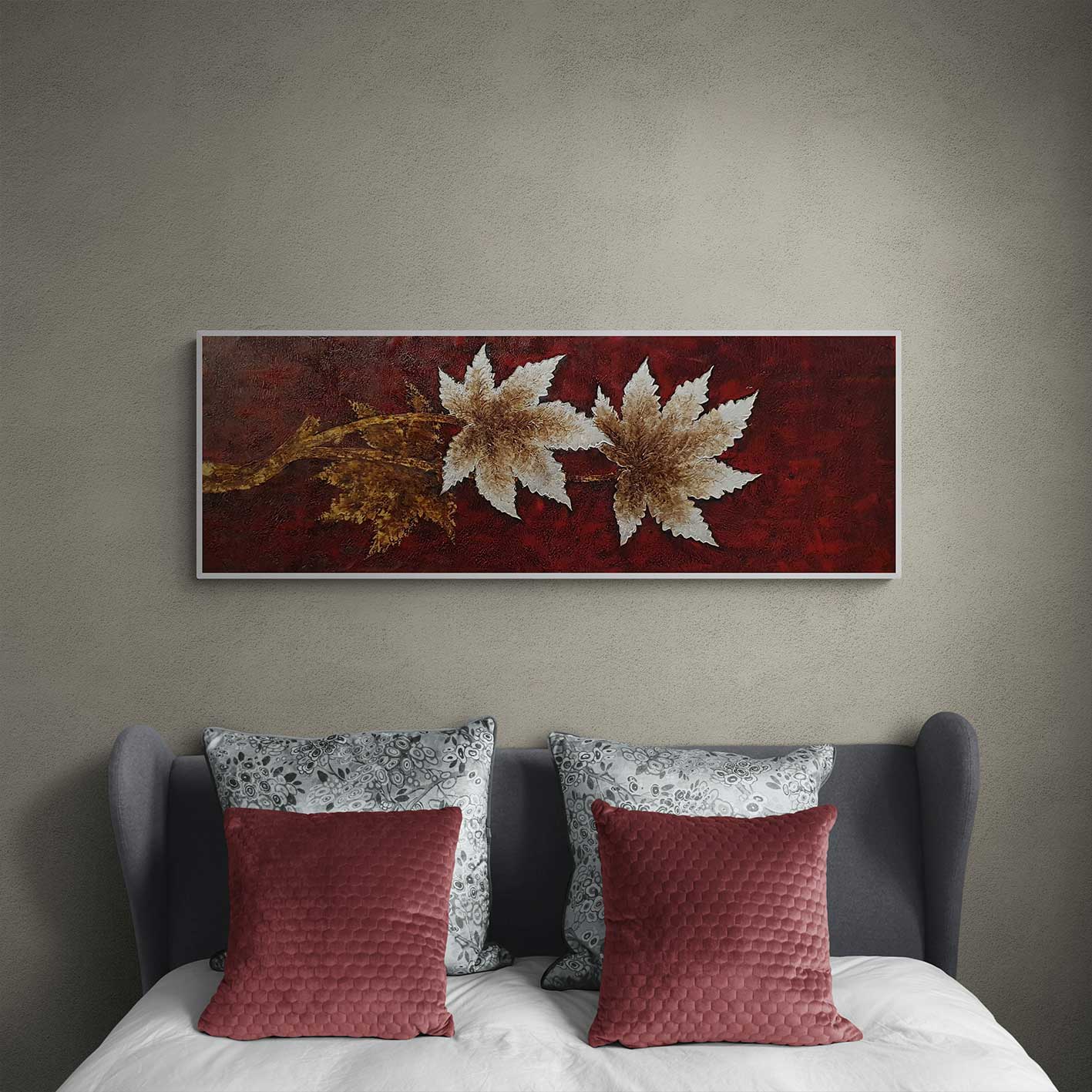Cuadro Decorativo Palmera 120x40 cm