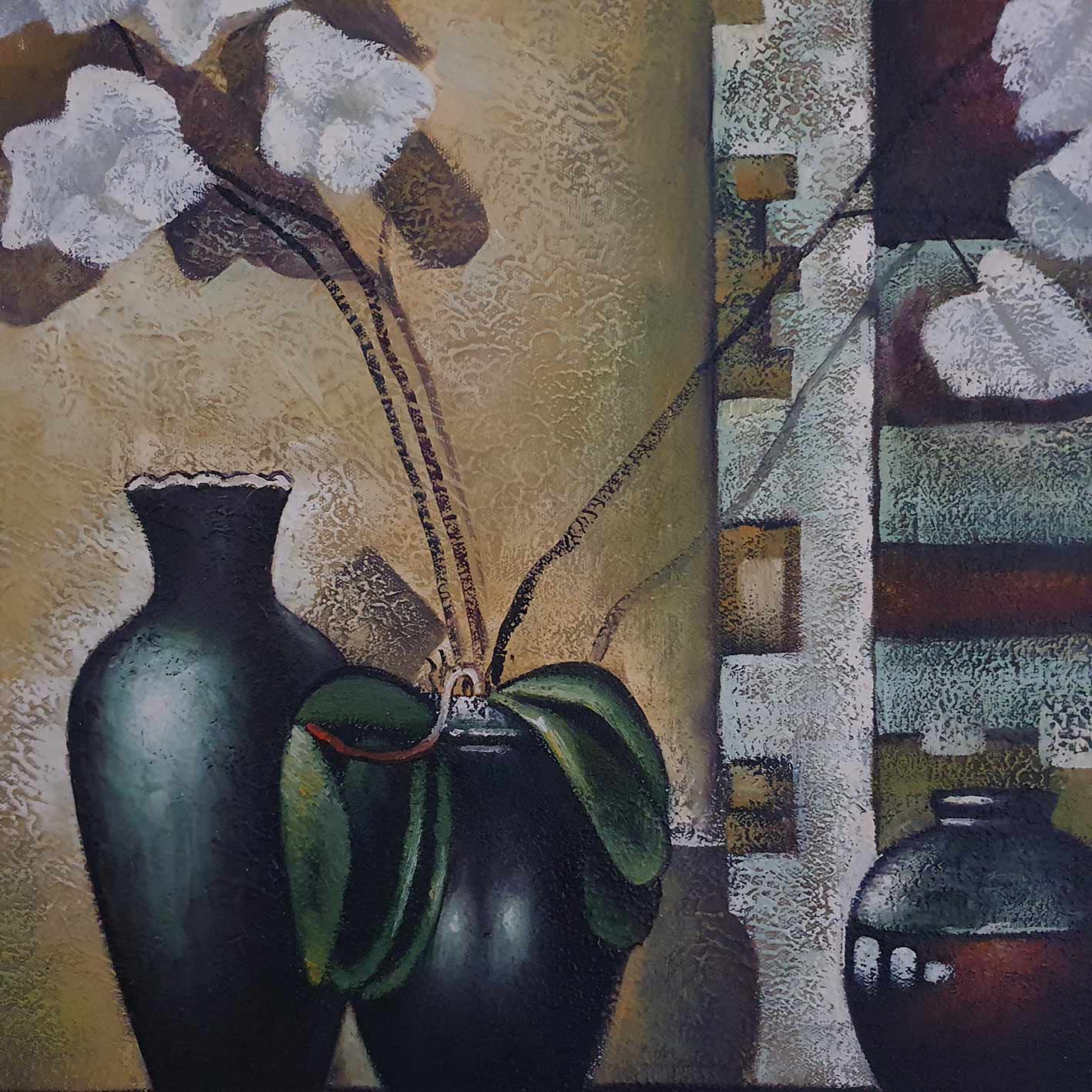Cuadro Flores Diversas  60x50 cm [2 piezas]
