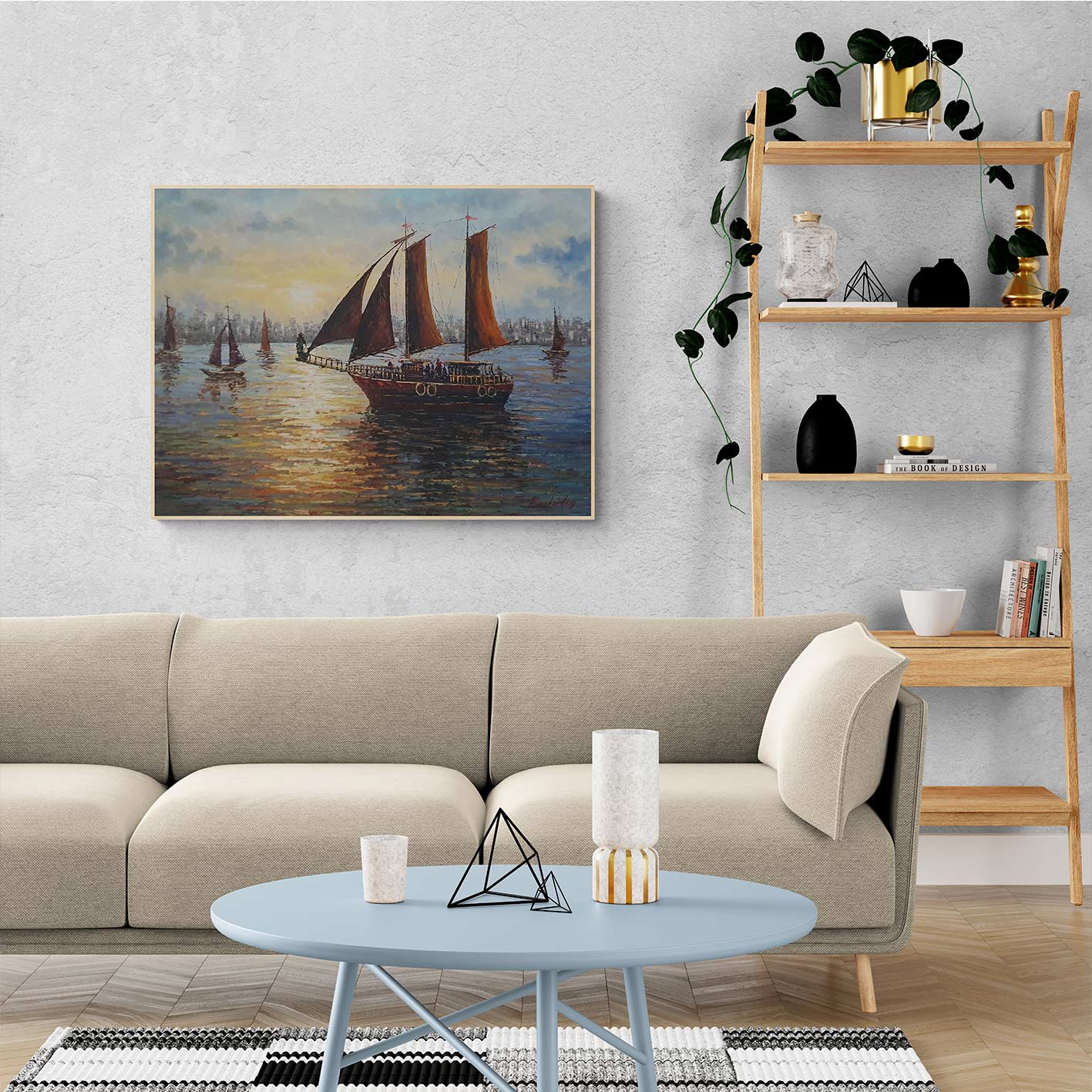 Cuadro Barco Grandeza  120x90 cm